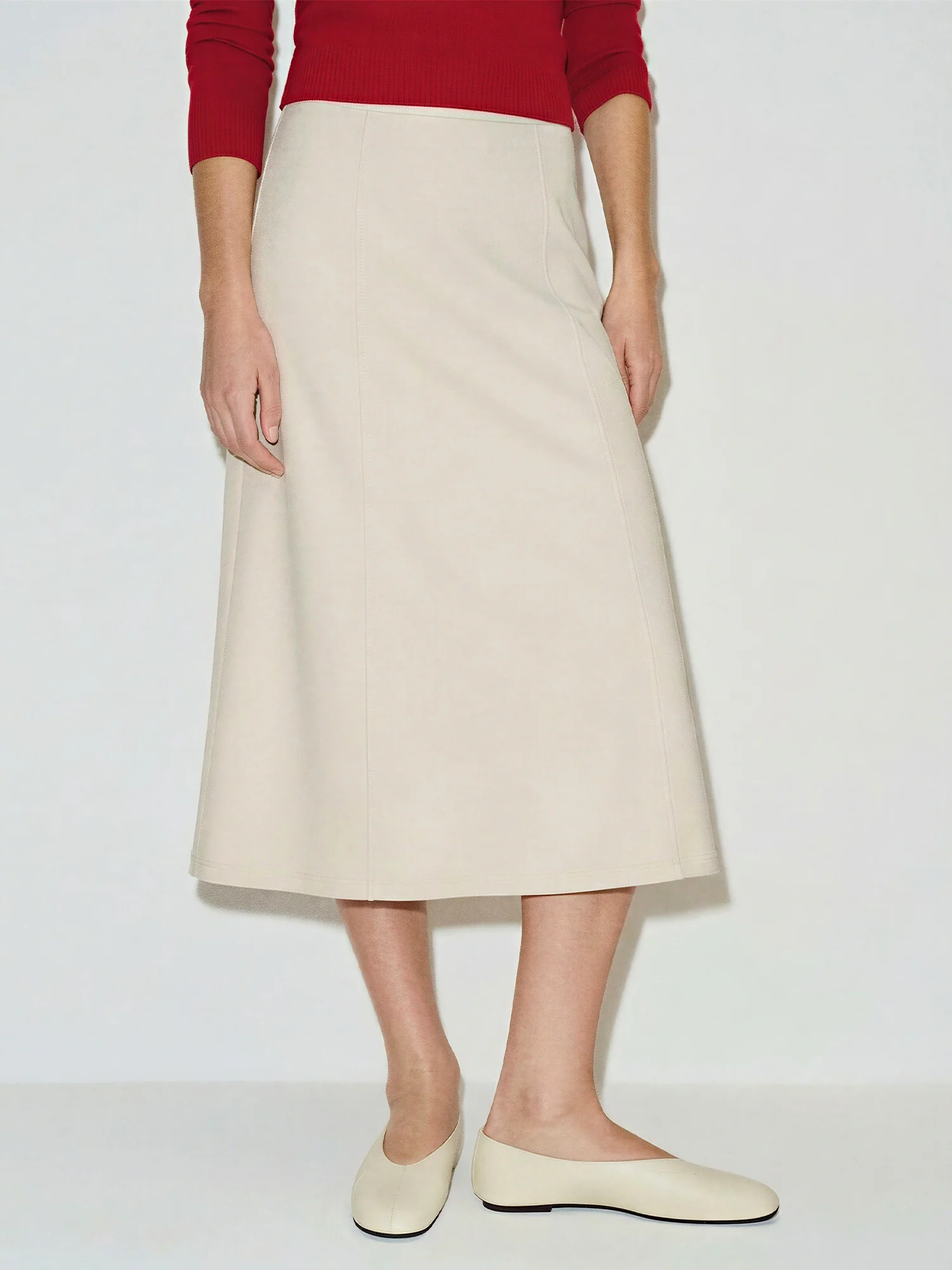 A-Line Jersey Pencil Skirt - Image 2