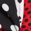 Abstract-Print Balloon-Sleeve Blouse - Image 3
