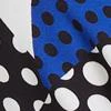 Abstract-Print Balloon-Sleeve Blouse - Image 7