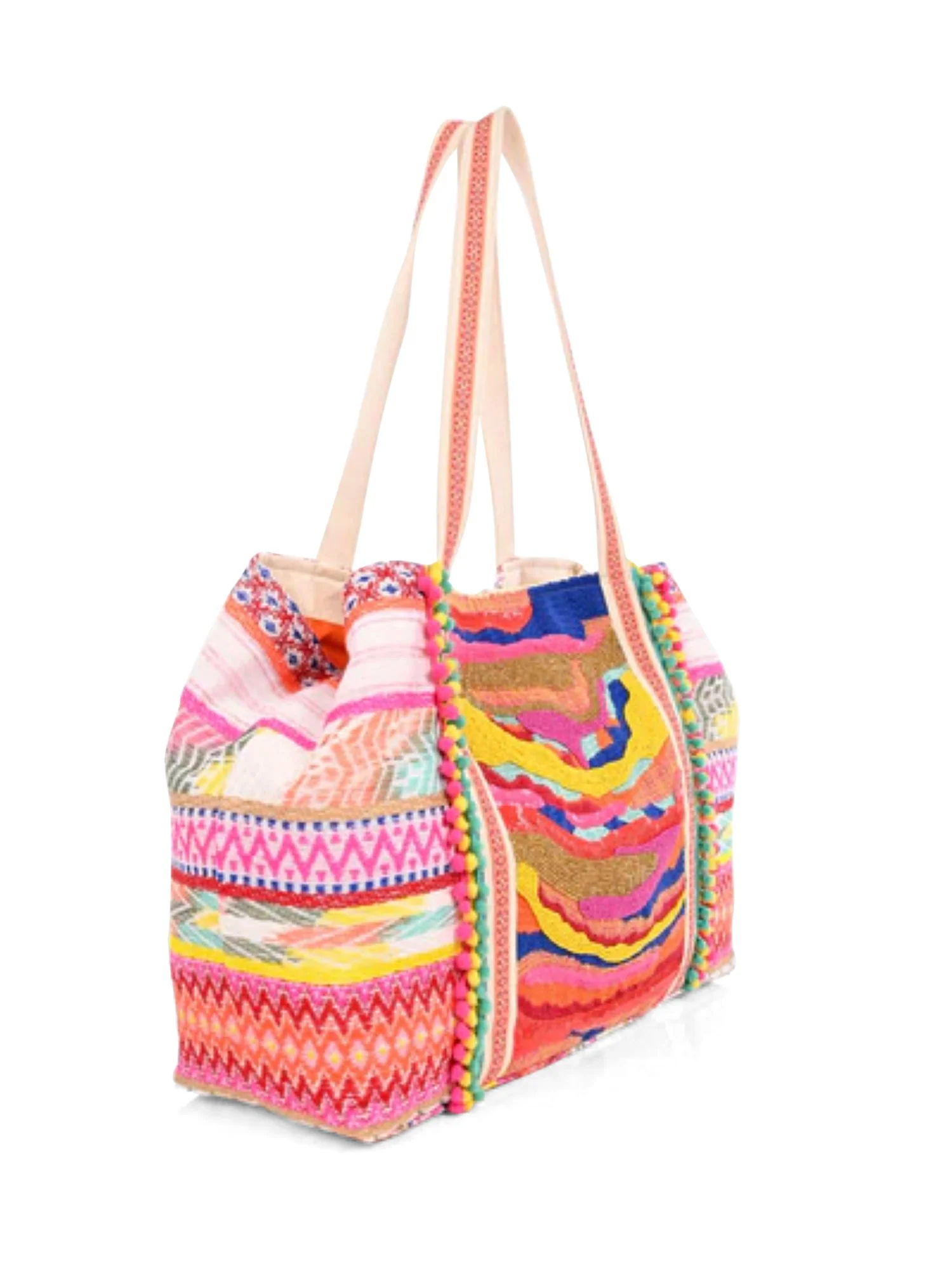 America & Beyond Abstract-Print Canvas Tote Bag - Brands We Love - Image 2