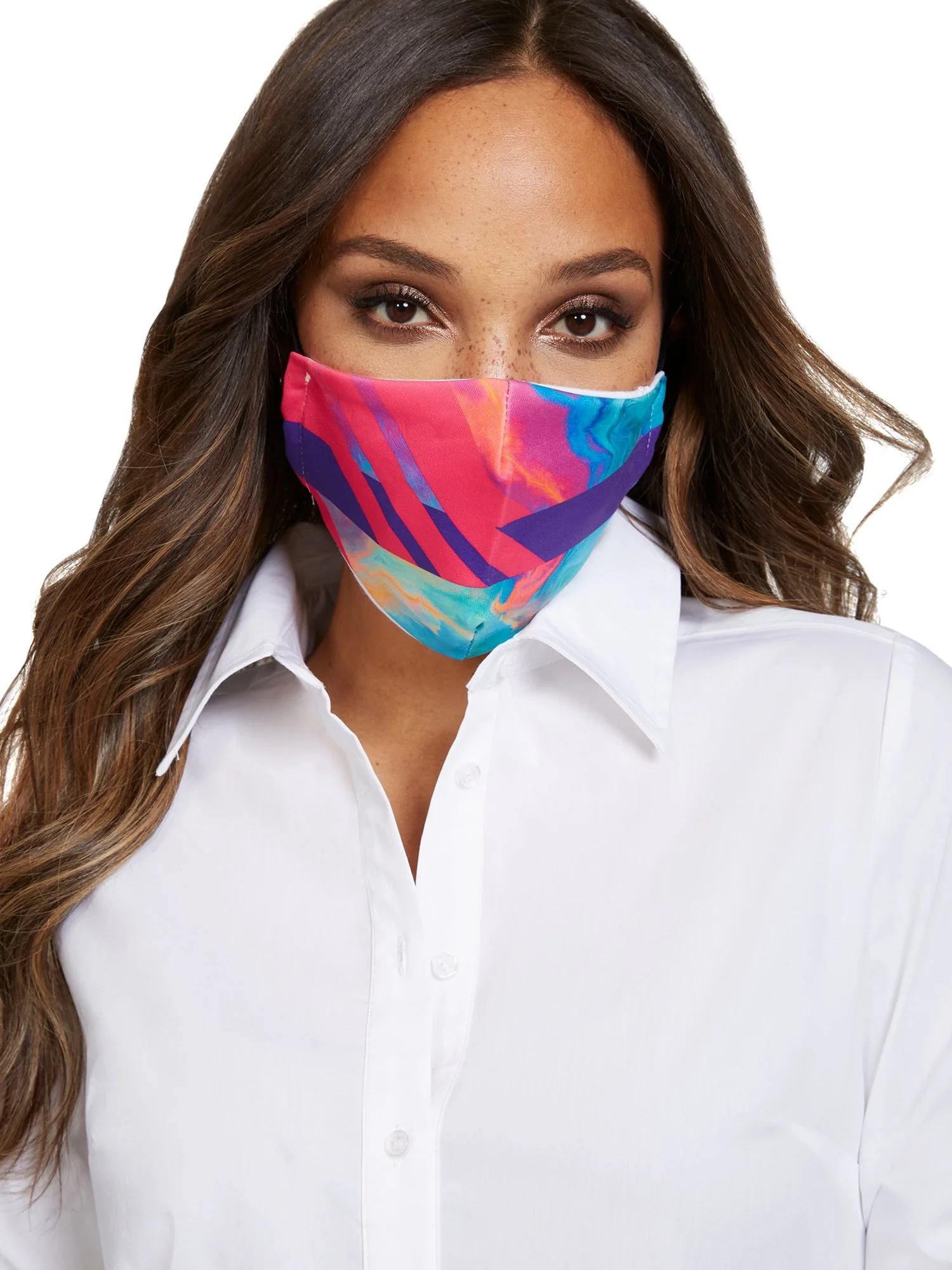 Abstract Print Face Mask