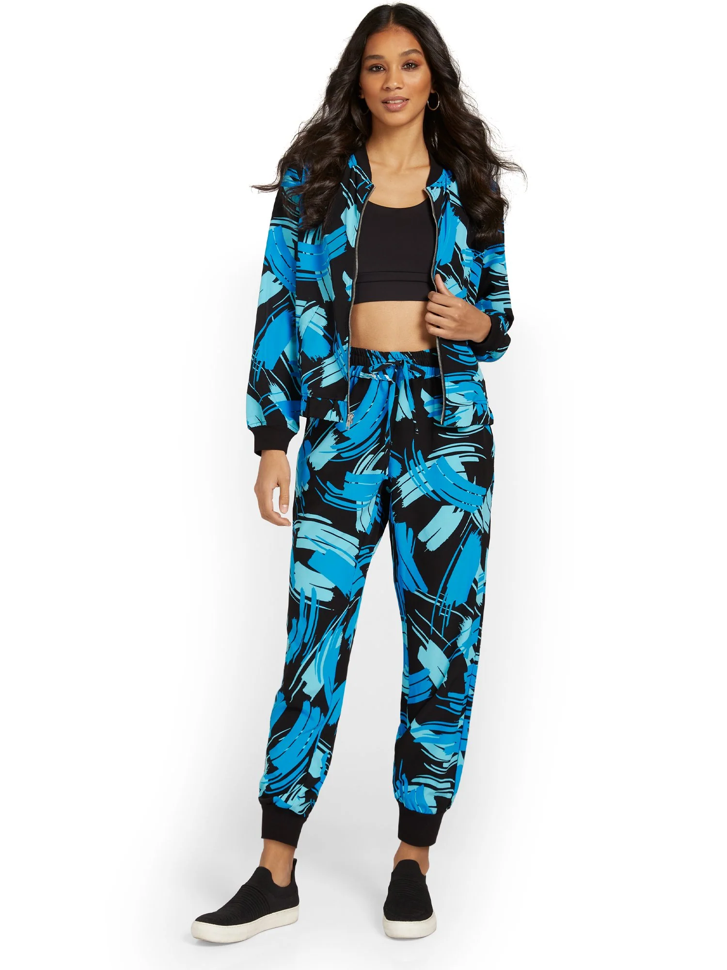 Abstract-Print Woven Jogger Pant - Image 4