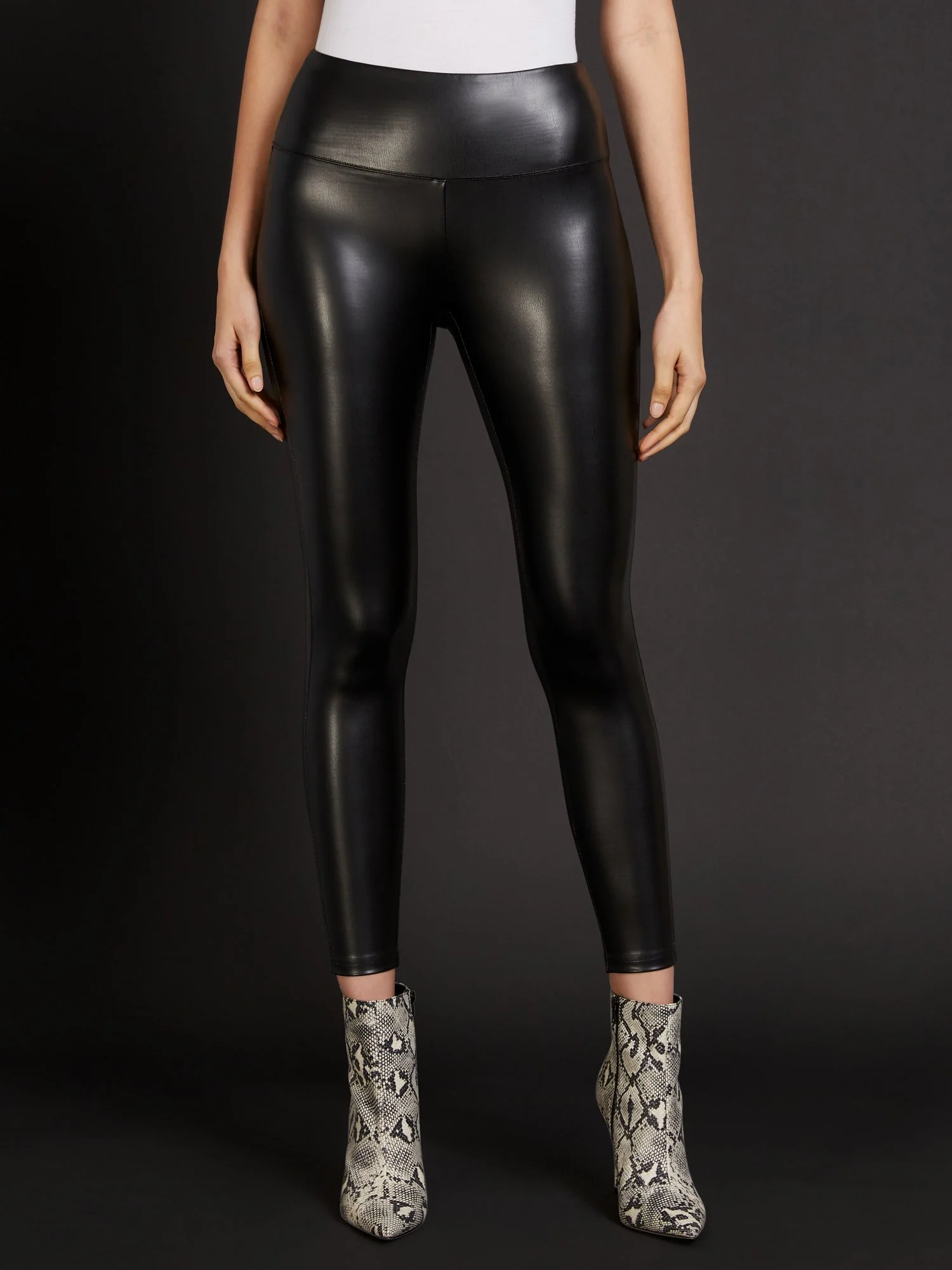 Allover Faux-Leather Legging - Image 5