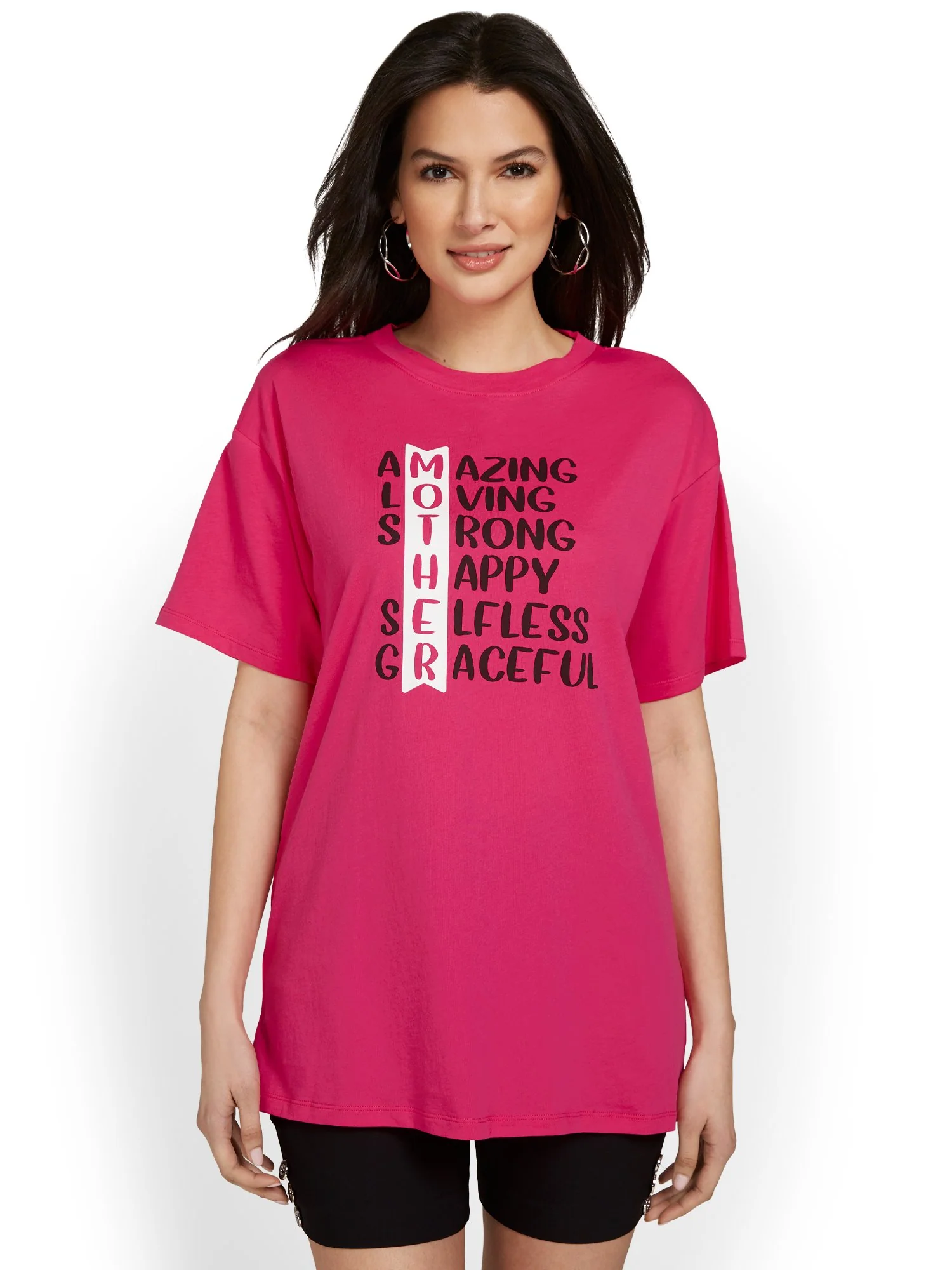 Amazing Mother Oversized Graphic Tee - Image 2