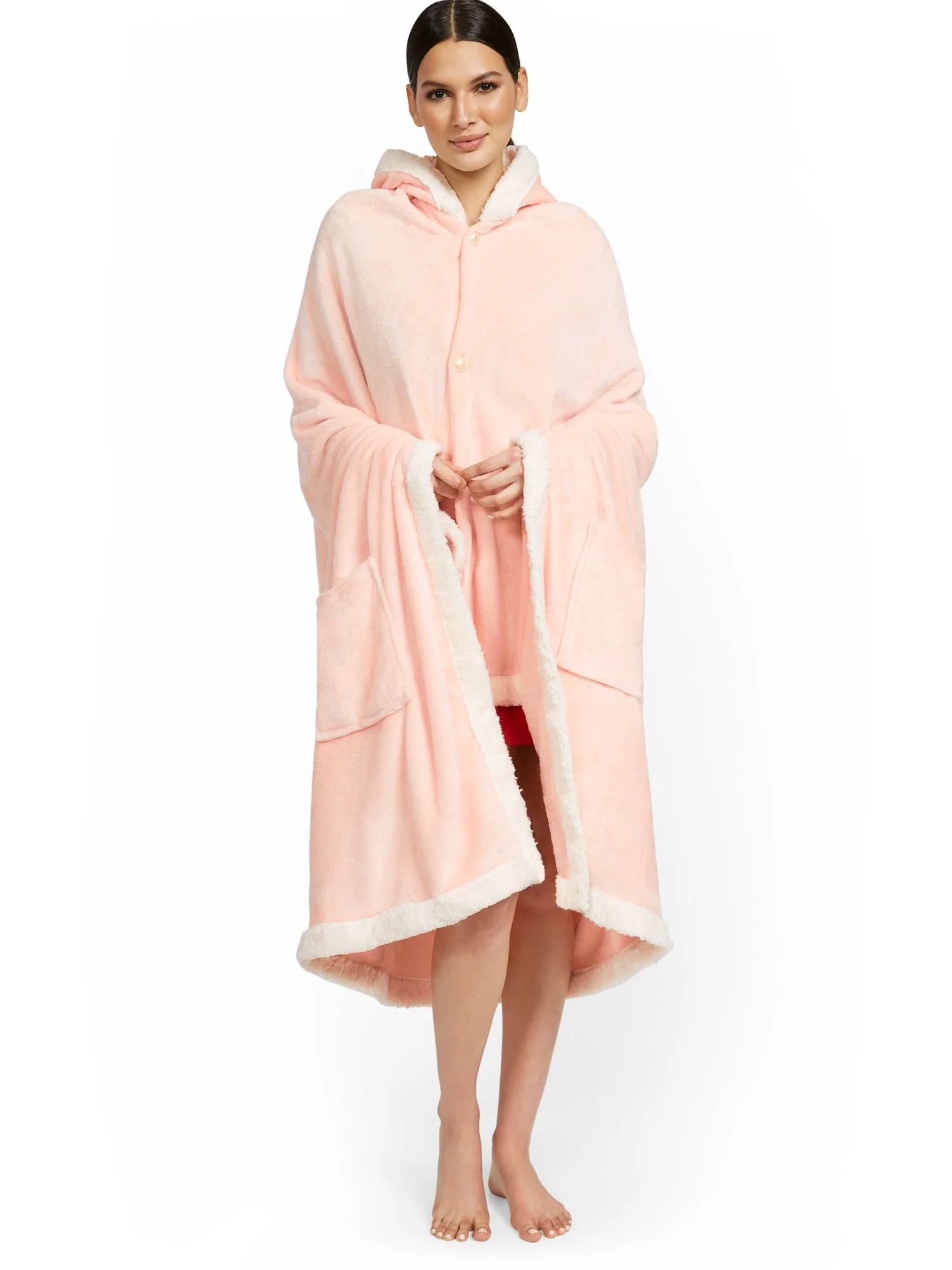 Angel Ultra Plush Snuggle Hoodie Robe - NY&C x Chic Home - Image 16