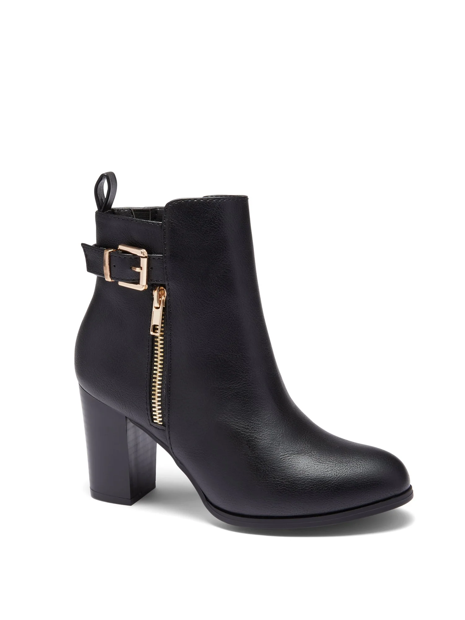 Angie Buckle-Detail Bootie