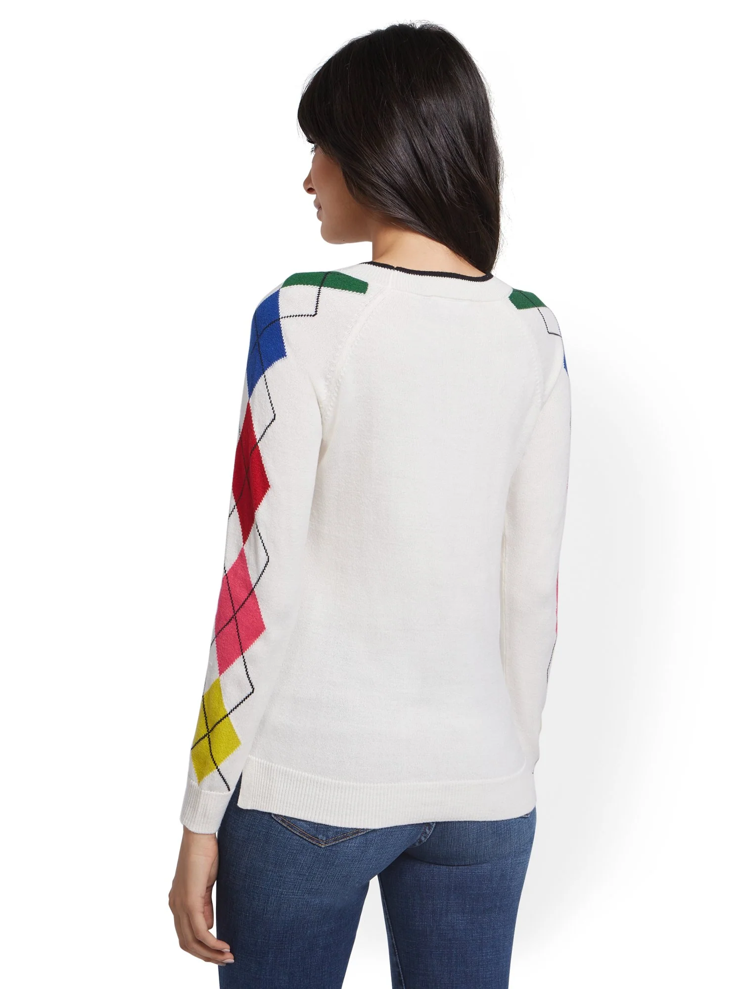Argyle Crewneck Sweater - Image 2