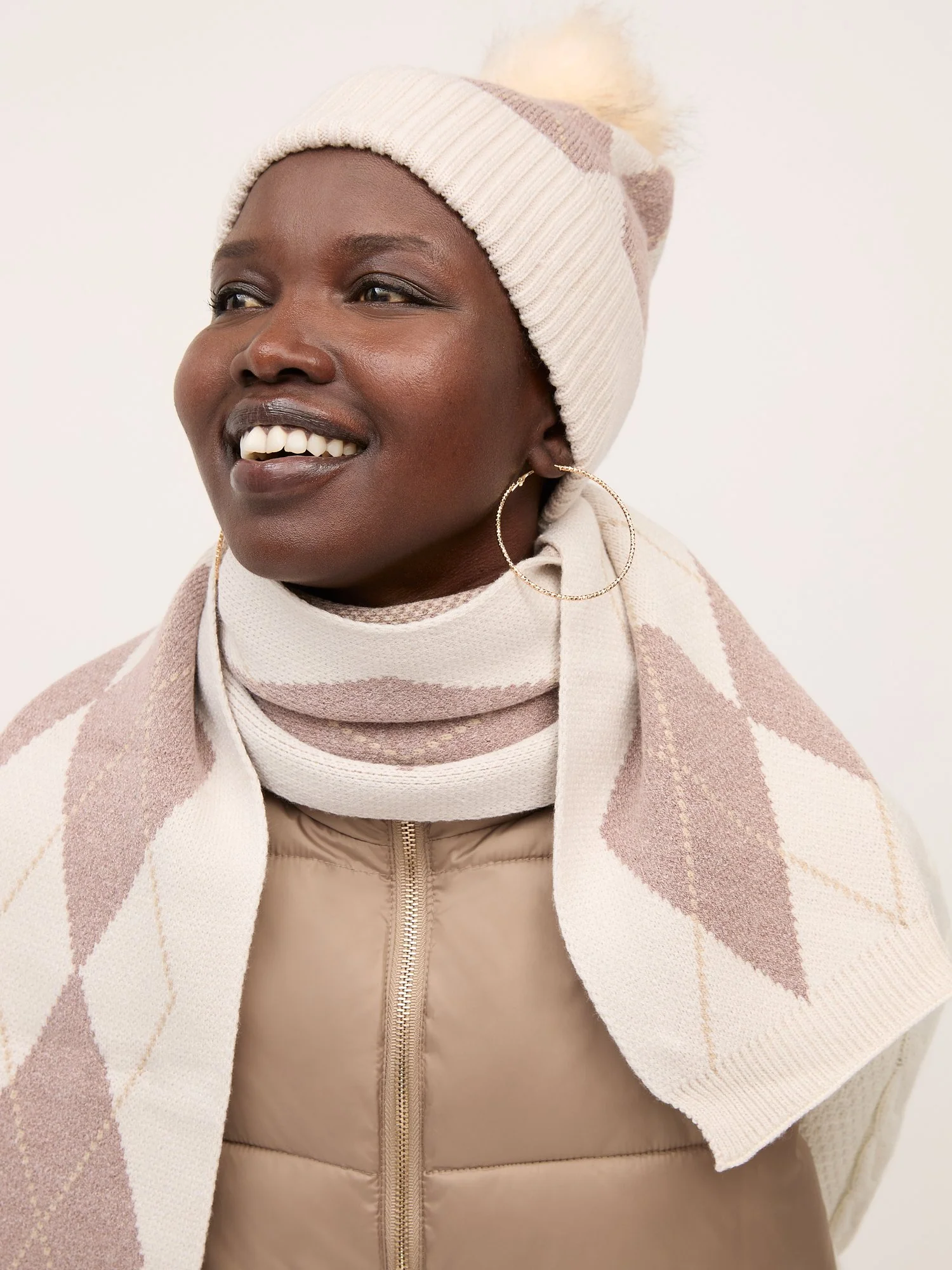 Argyle Knit Scarf - Image 11