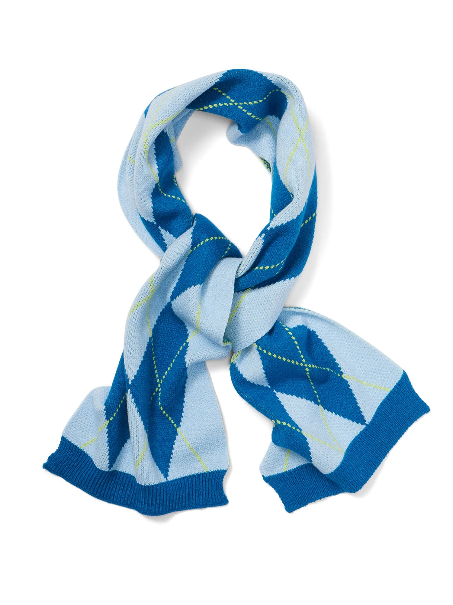 Argyle Knit Scarf - Image 9