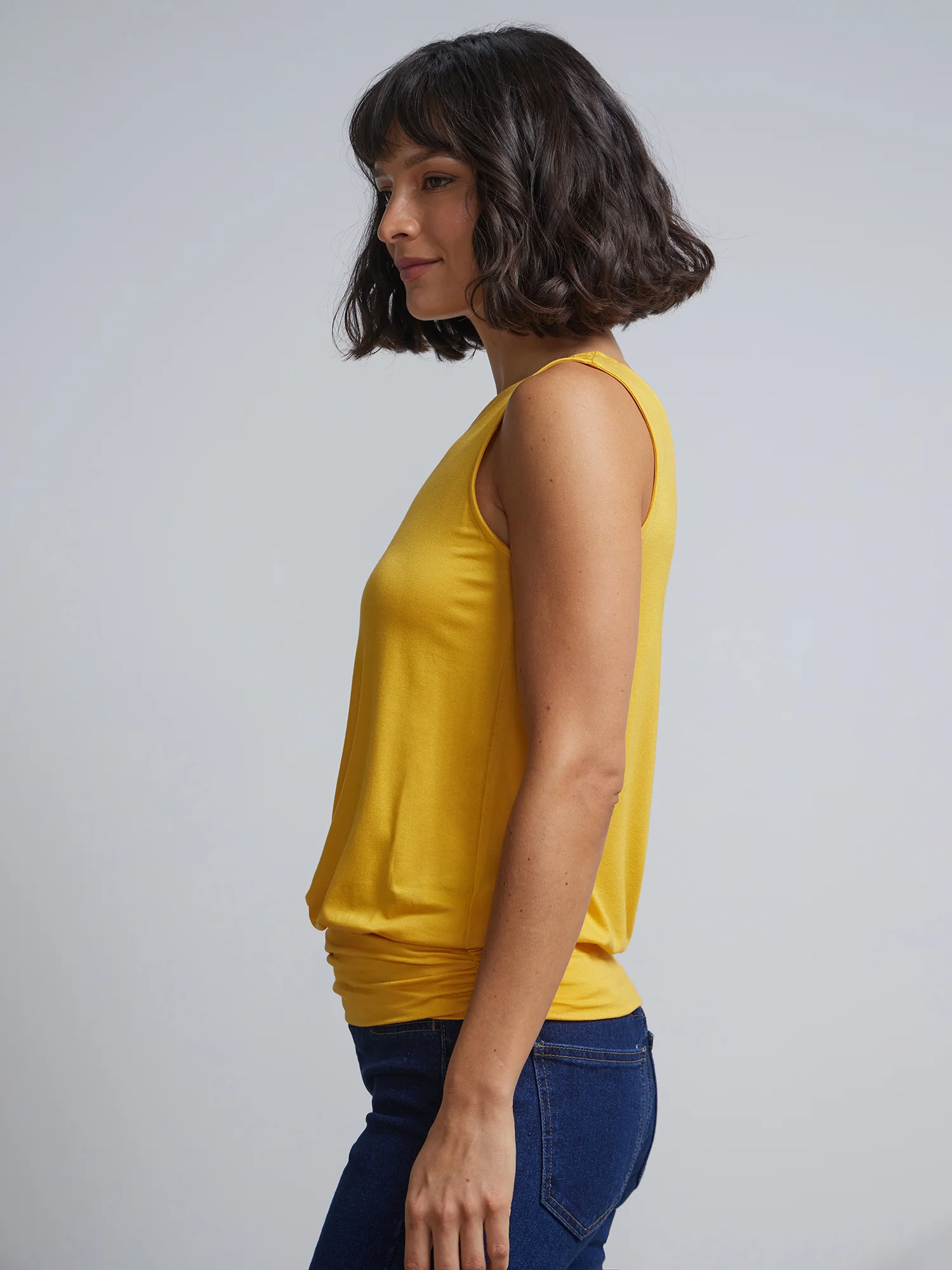 Asymmetric Banded-Waist Top - Image 2
