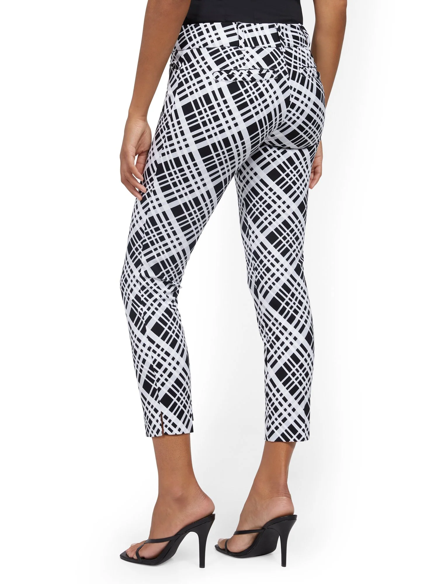 Audrey Capri Slim-Leg Pant - Plaid - Image 3