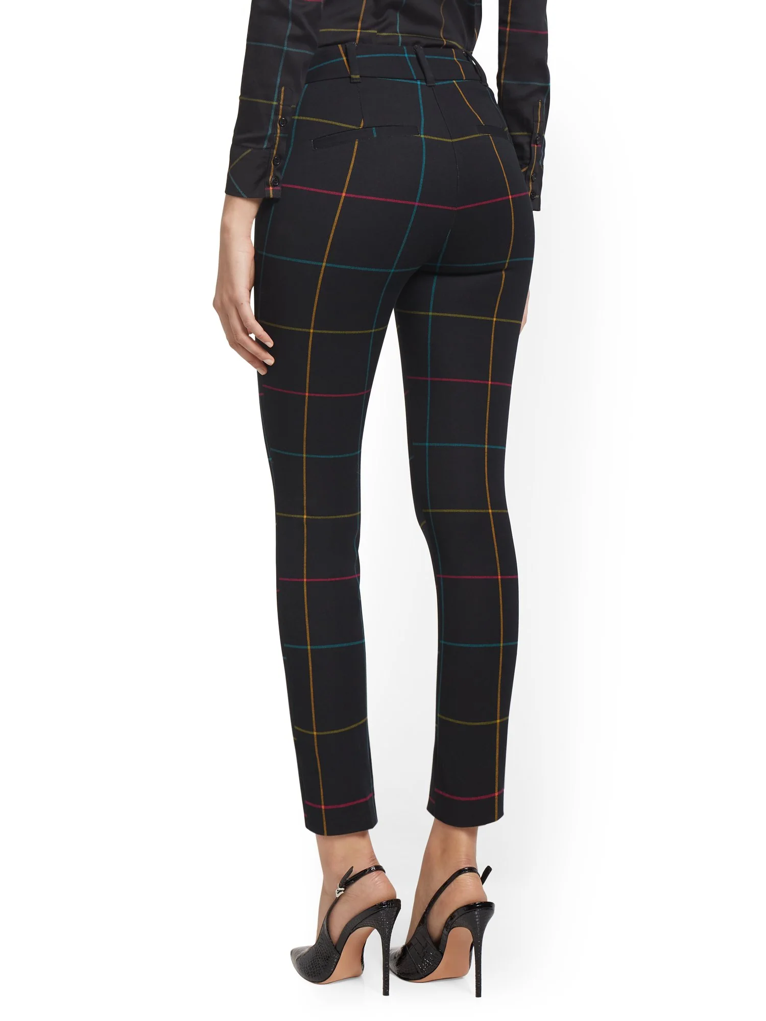 Audrey High-Waisted Ankle Pant - Rainbow - Image 3
