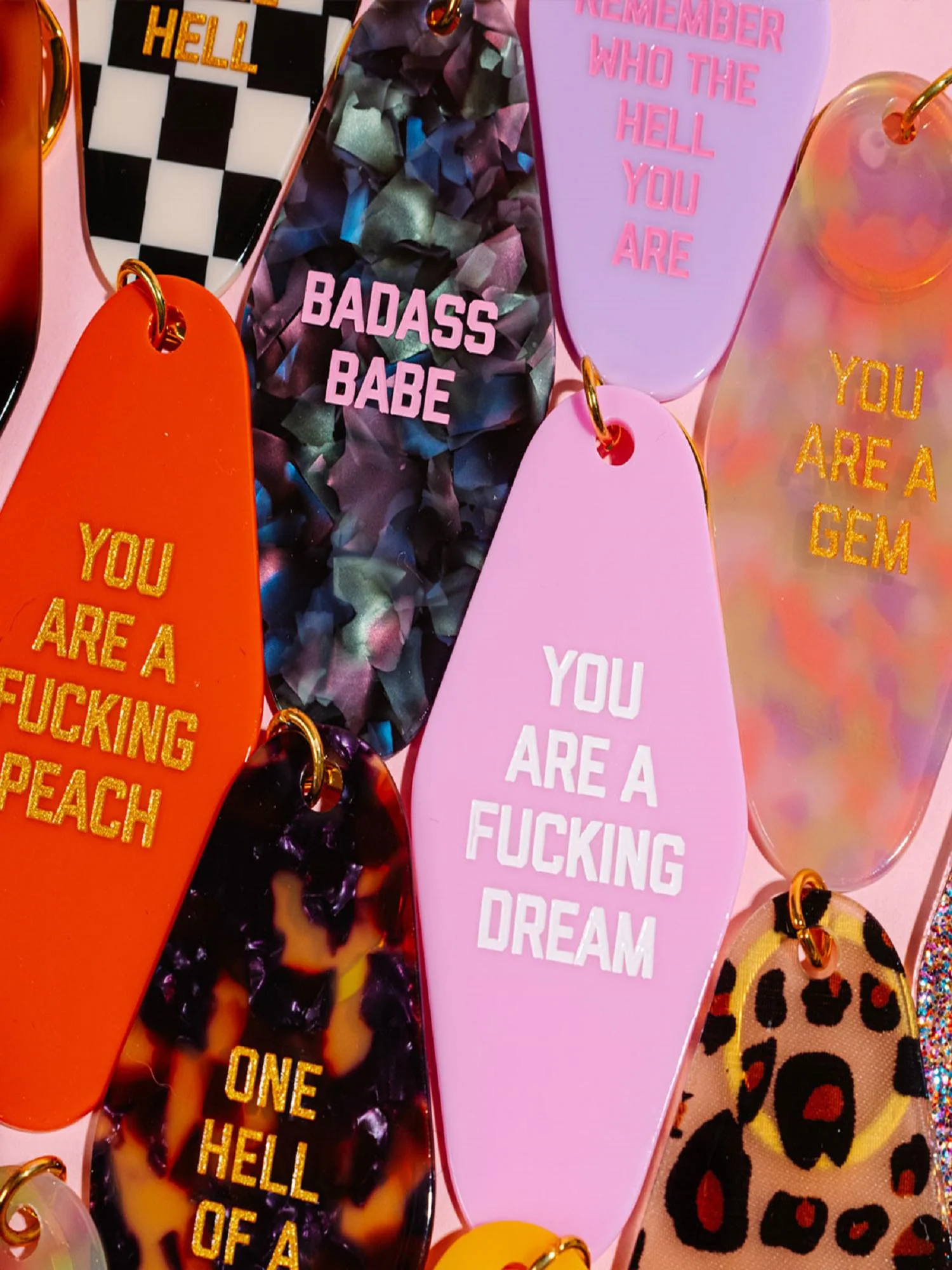 Golden Gems Badass Babe Motel Keytag - Brands We Love - Image 4