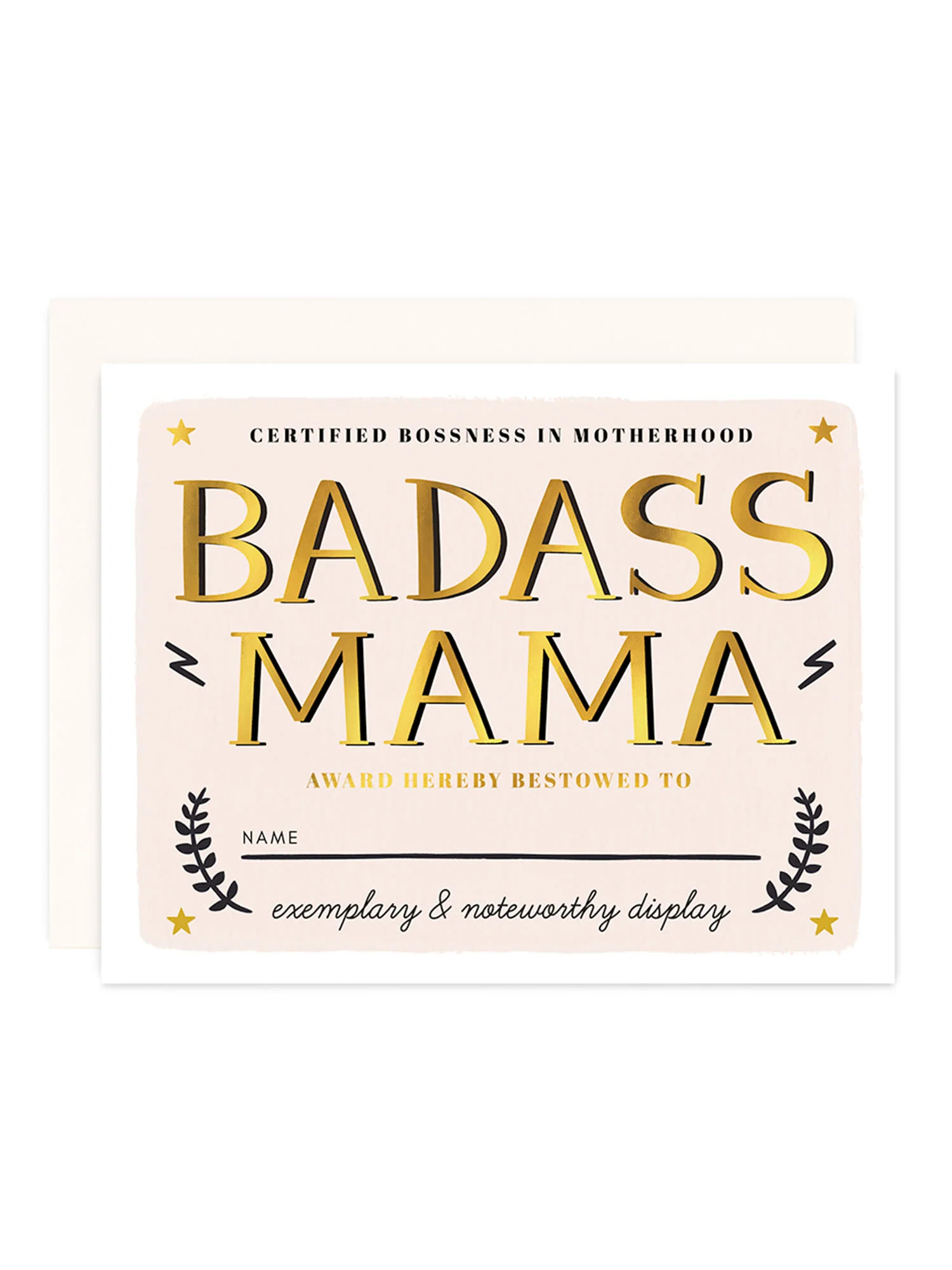 Girl With Knife Badass Mama Card - Brands We Love