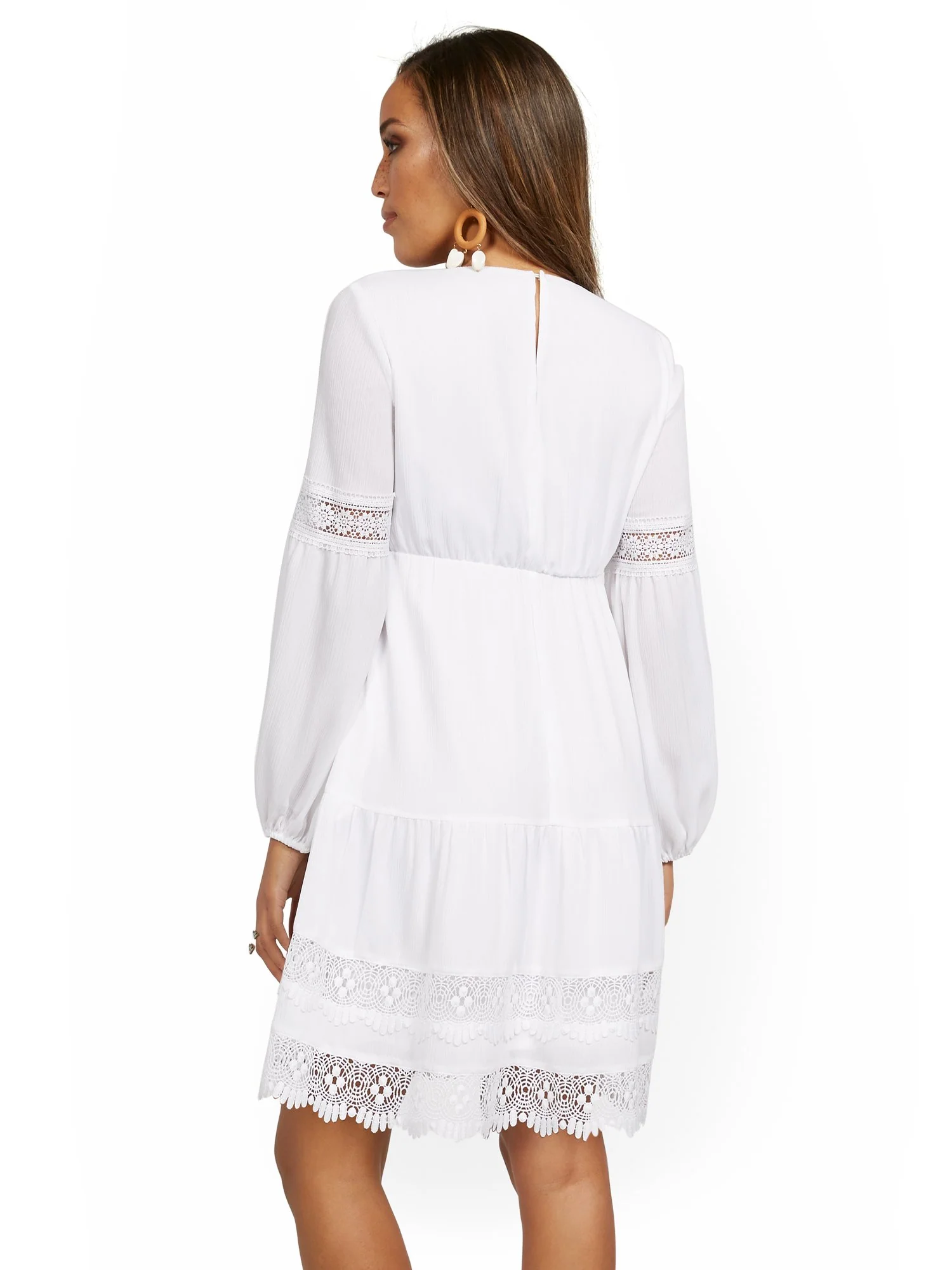 Balloon-Sleeve Dress - Lily & Cali - Image 3