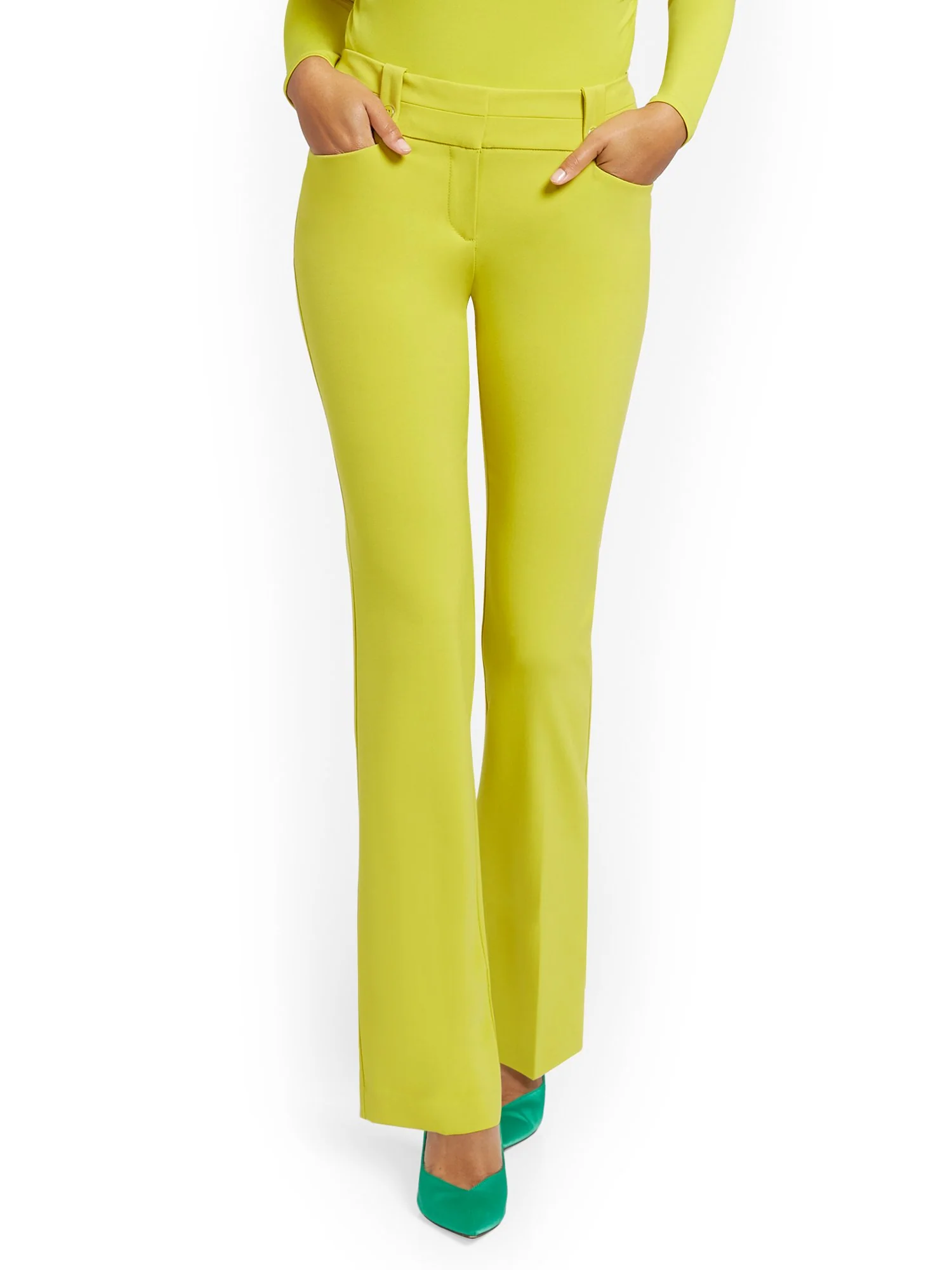 Barely Bootcut Pant - Mid-Rise - Essential Stretch - 7th Avenue - Image 38