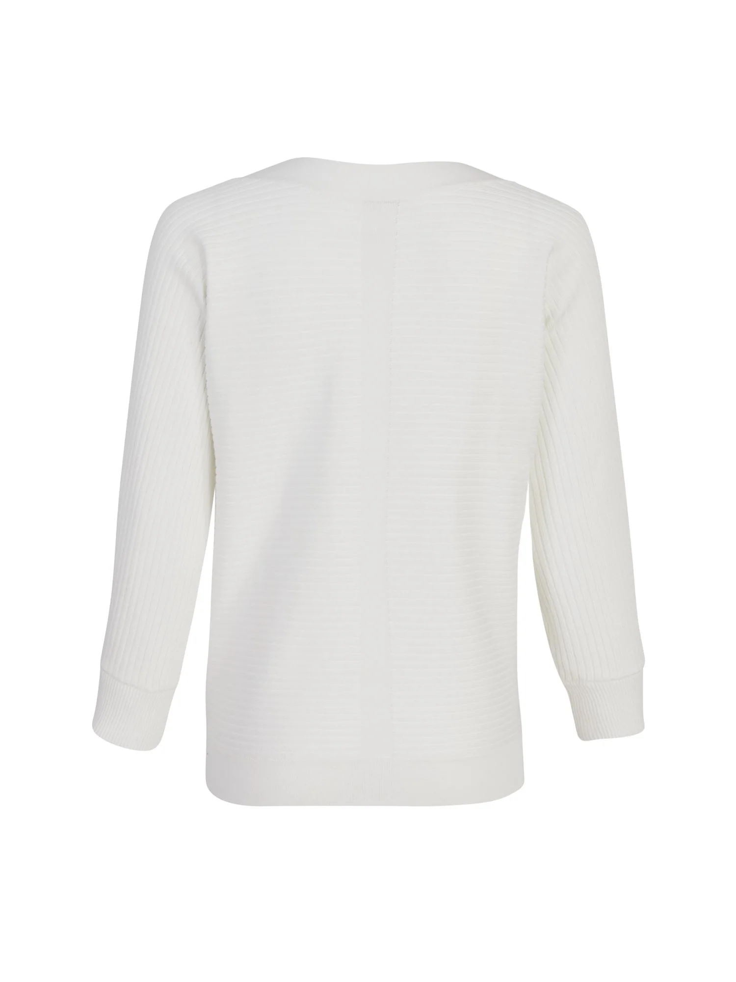 Bateau-Neck Button-Sleeve Sweater - Image 3
