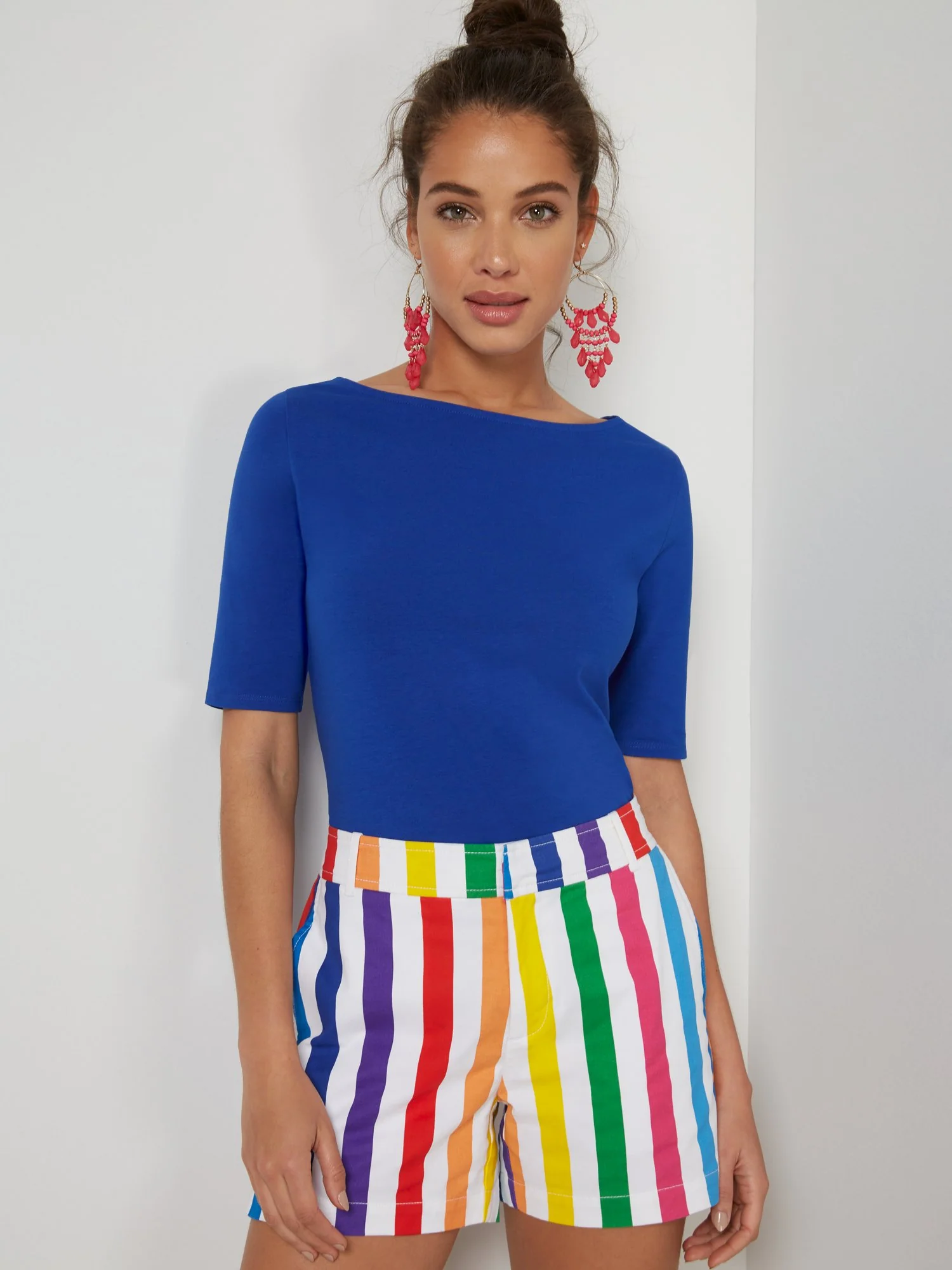 Bateau Neck City Tee - Image 32