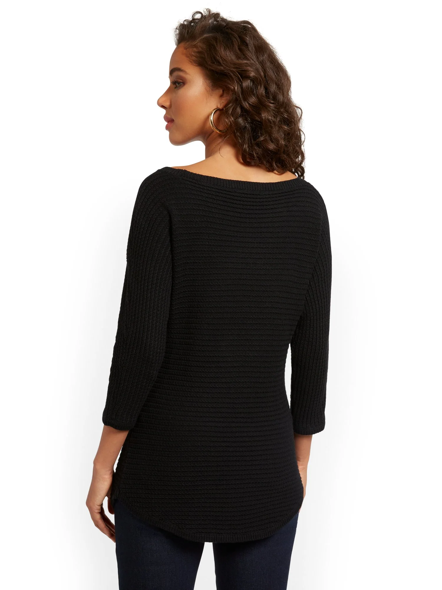 Bateau-Neck Dolman Sweater - Image 3