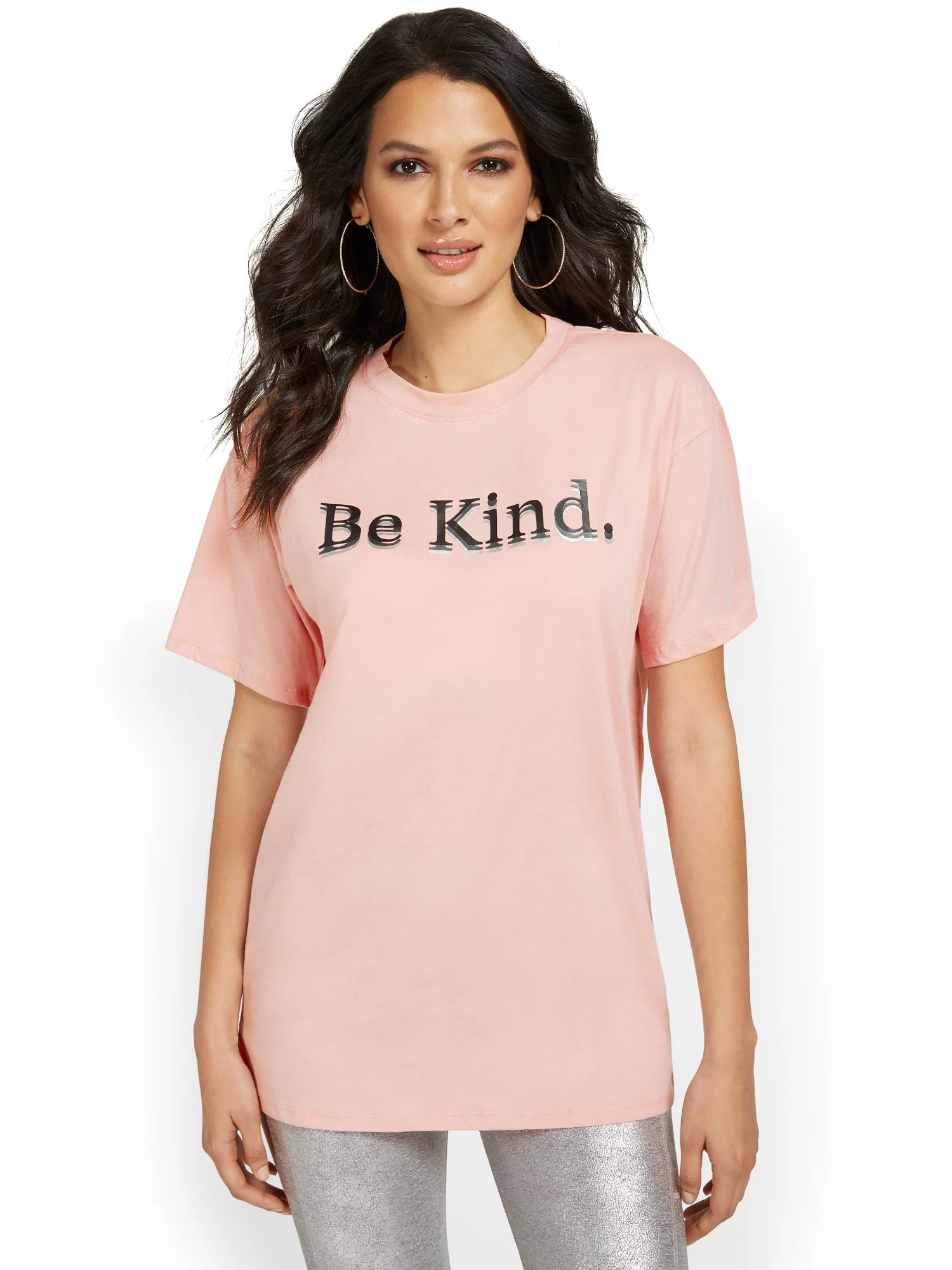 Be Kind Oversized Graphic Tee - Image 2