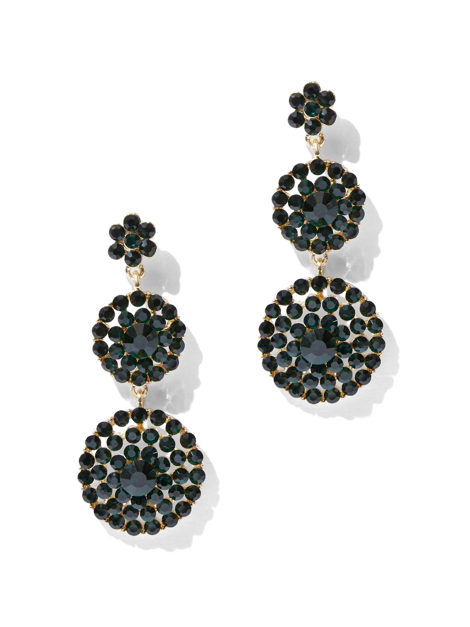 Beaded Circular Drop Earring