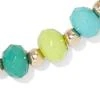 Beaded Double Hoop Drop Earring - Image 2