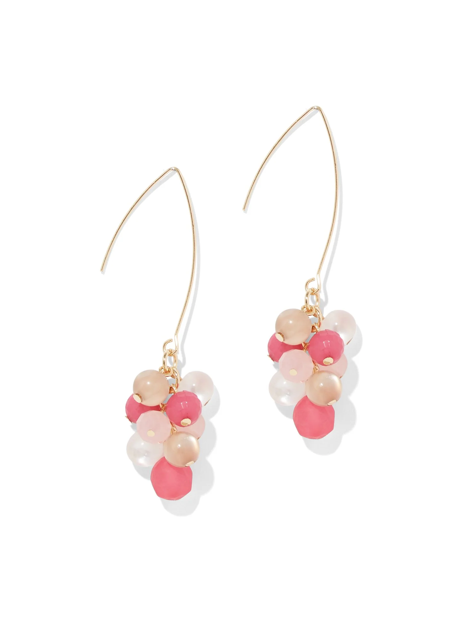 Beaded Linear Drop Earring