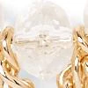Beaded Link-Accent Hoop Drop Earring - Image 2