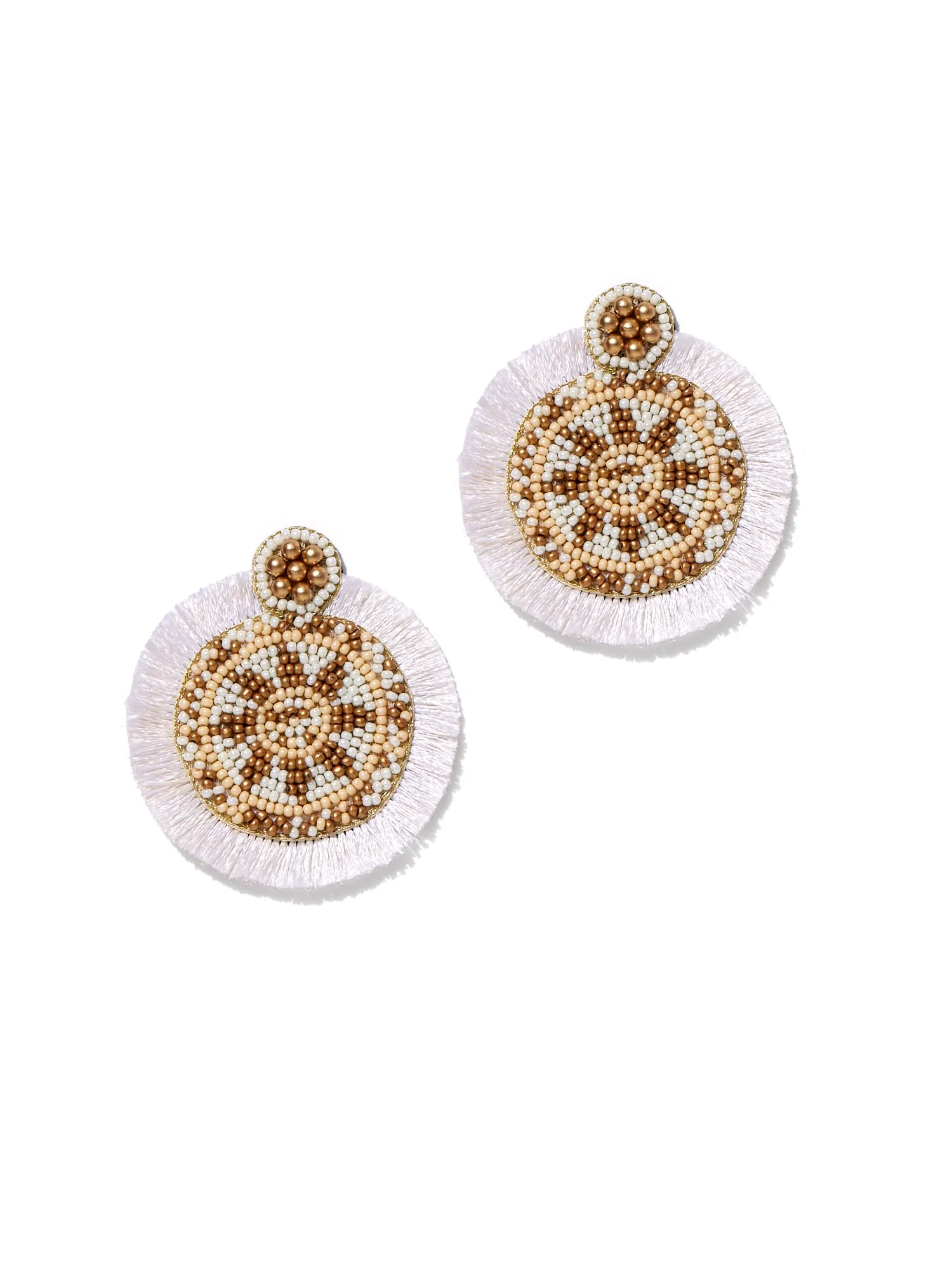 Beaded Tassel Drop Earring