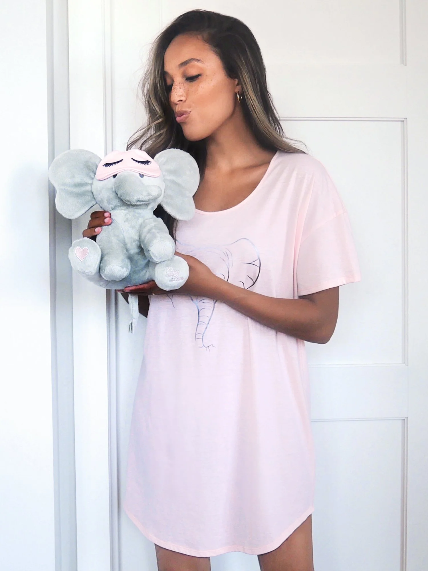 Beauty Sleep Elephant Stuffed Animal - Image 2