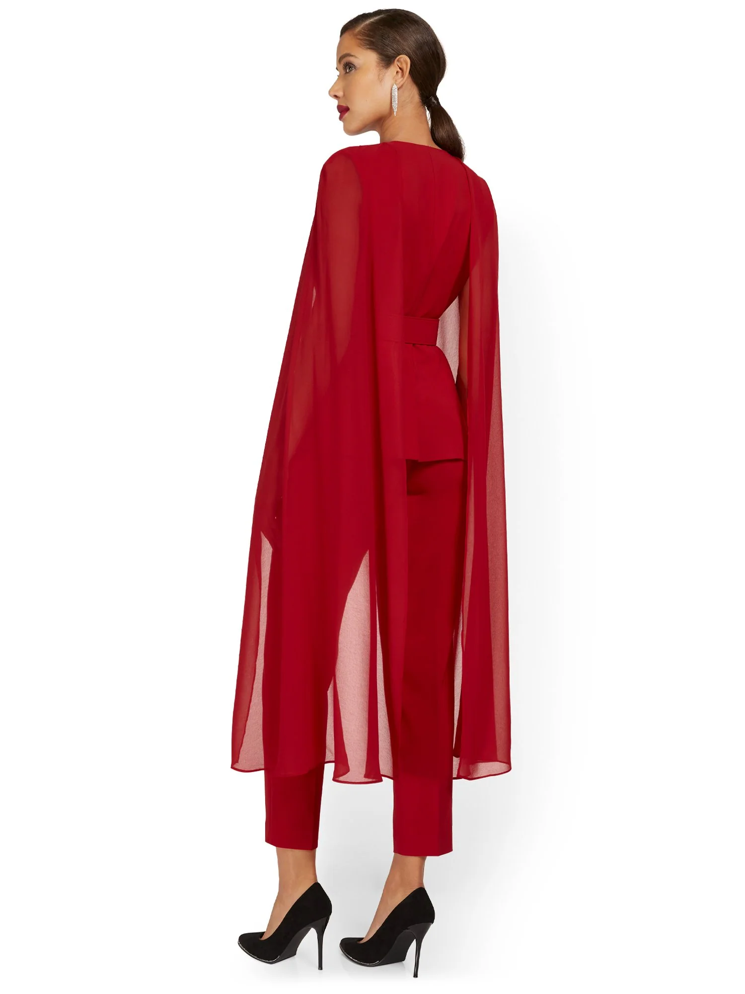 Belted Cape Jacket - Image 3