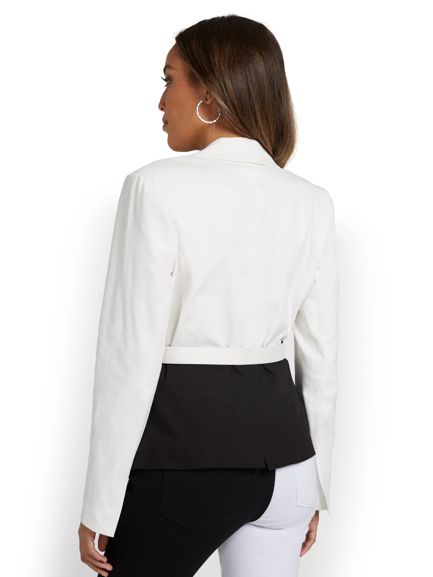 Belted Colorblock Jacket - NY&Chic Collection - Image 3