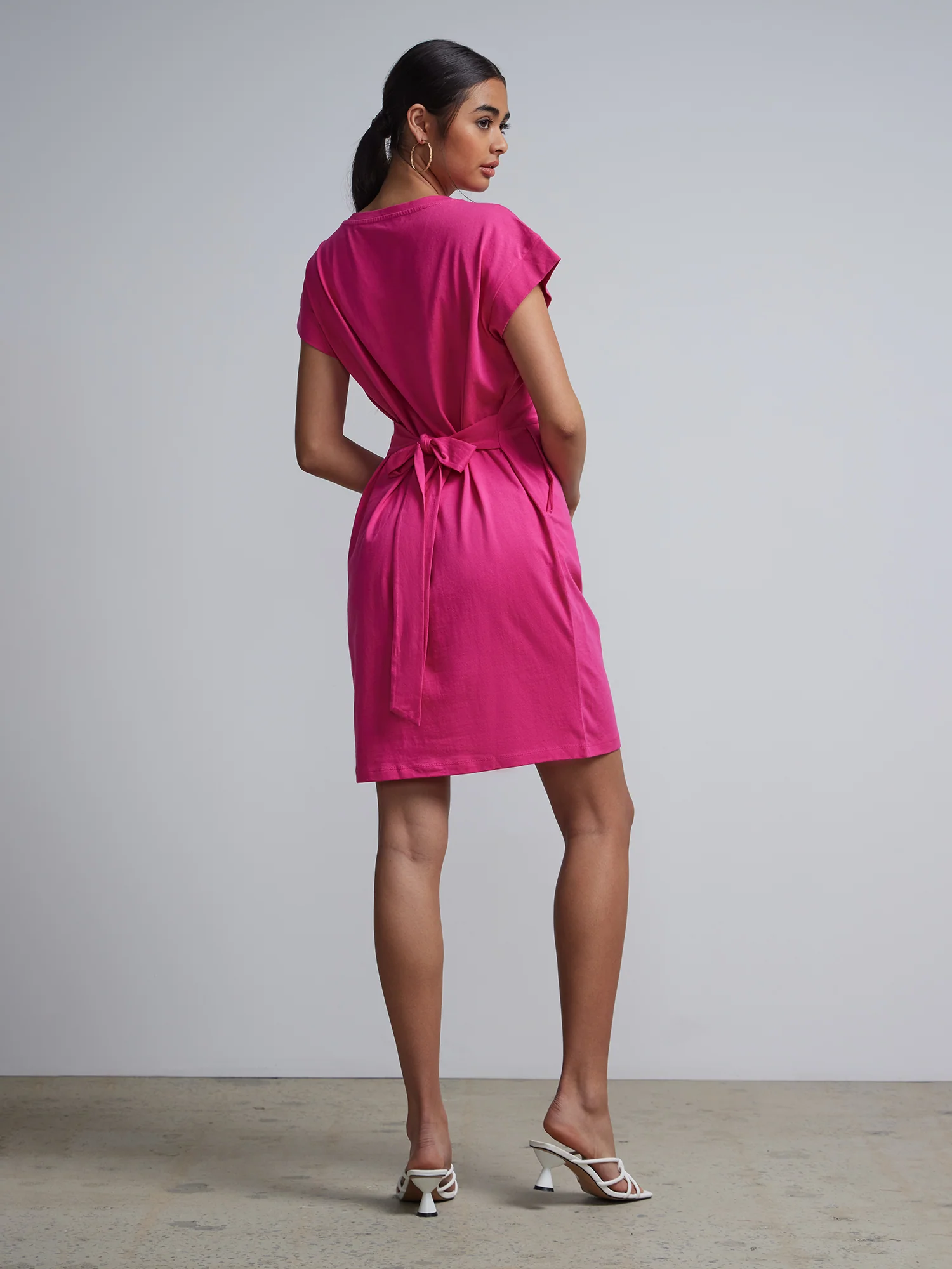 Belted T-Shirt Dress - Image 11