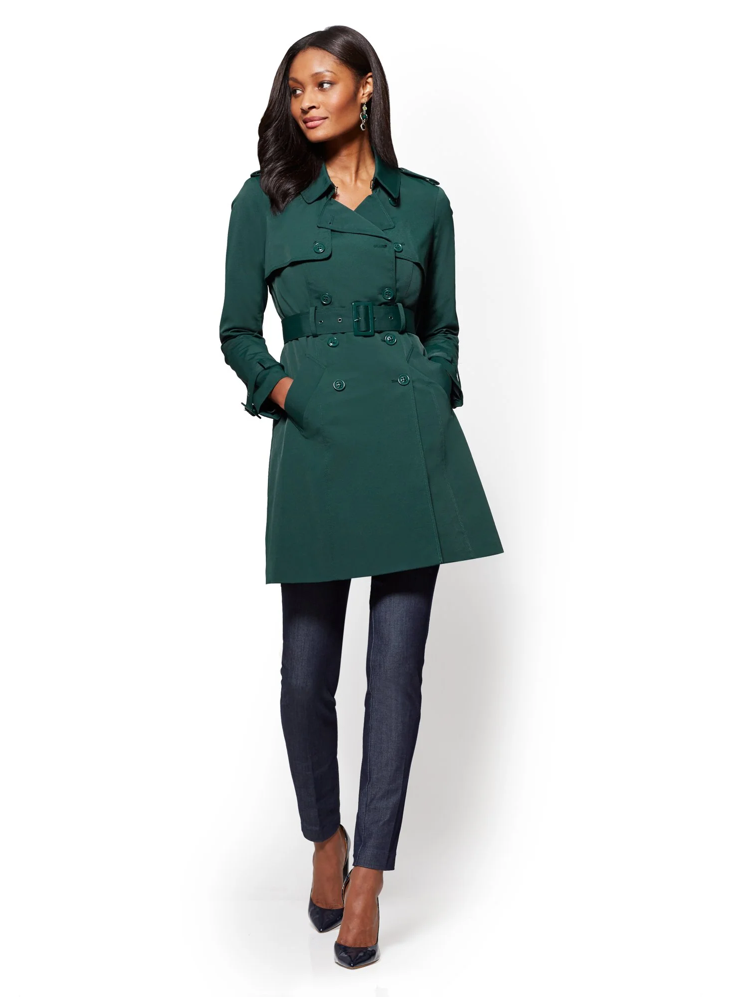 Belted Trenchcoat - 7th Avenue - Image 23