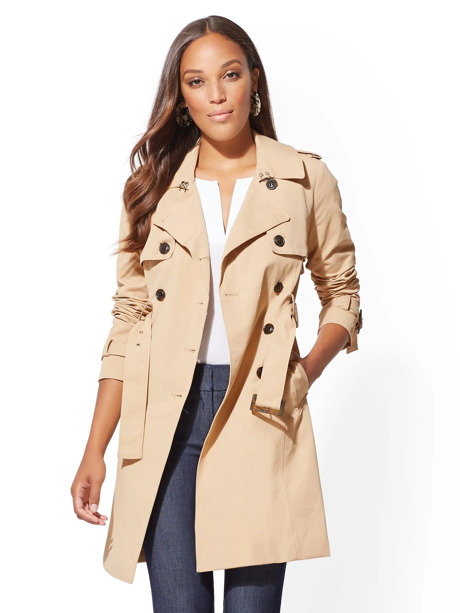 Belted Trenchcoat - 7th Avenue - Image 41