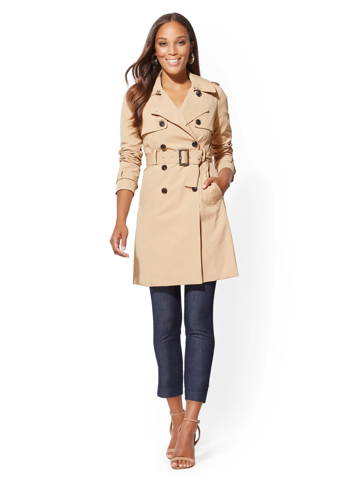 Belted Trenchcoat - 7th Avenue - Image 44