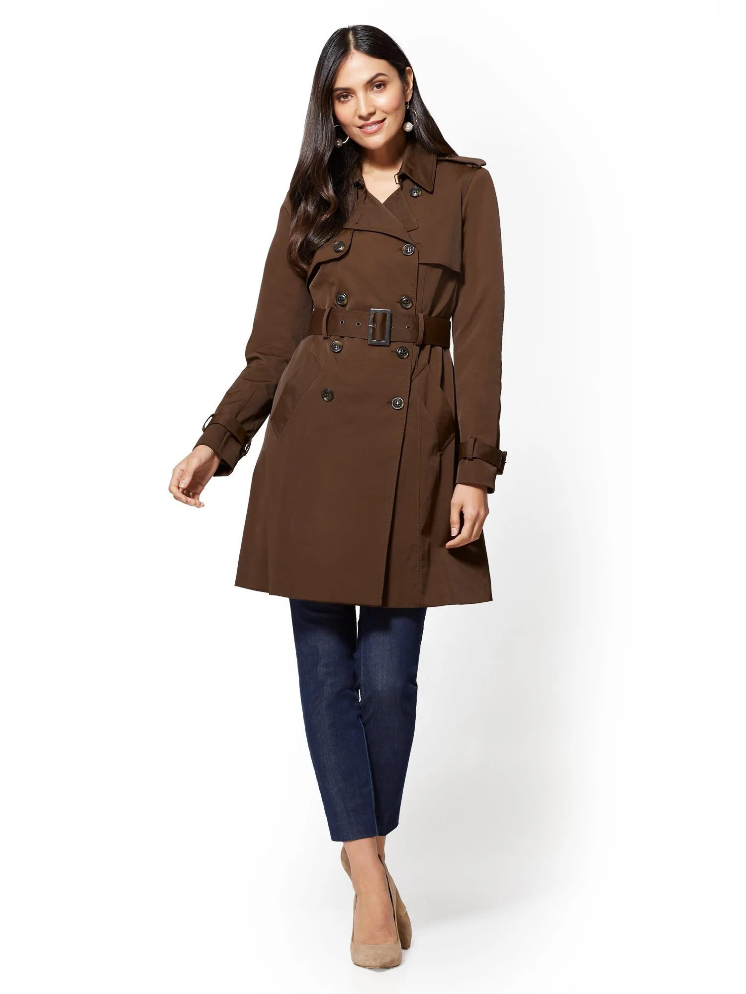 Belted Trenchcoat - 7th Avenue - Image 47