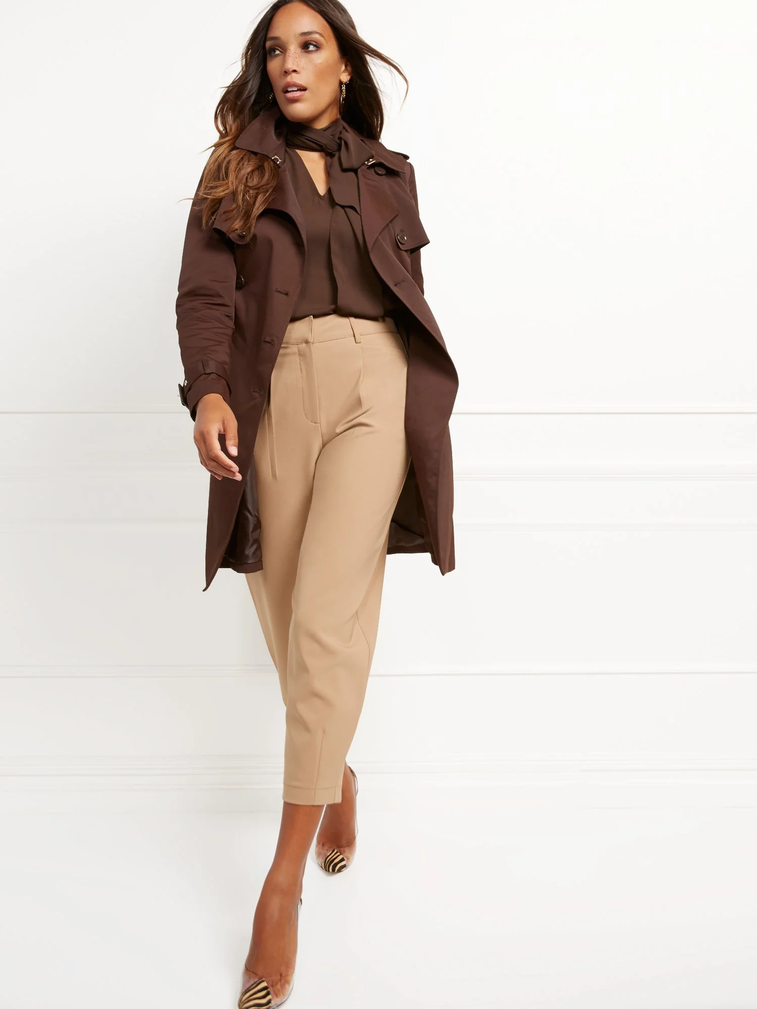 Belted Trenchcoat - 7th Avenue - Image 52