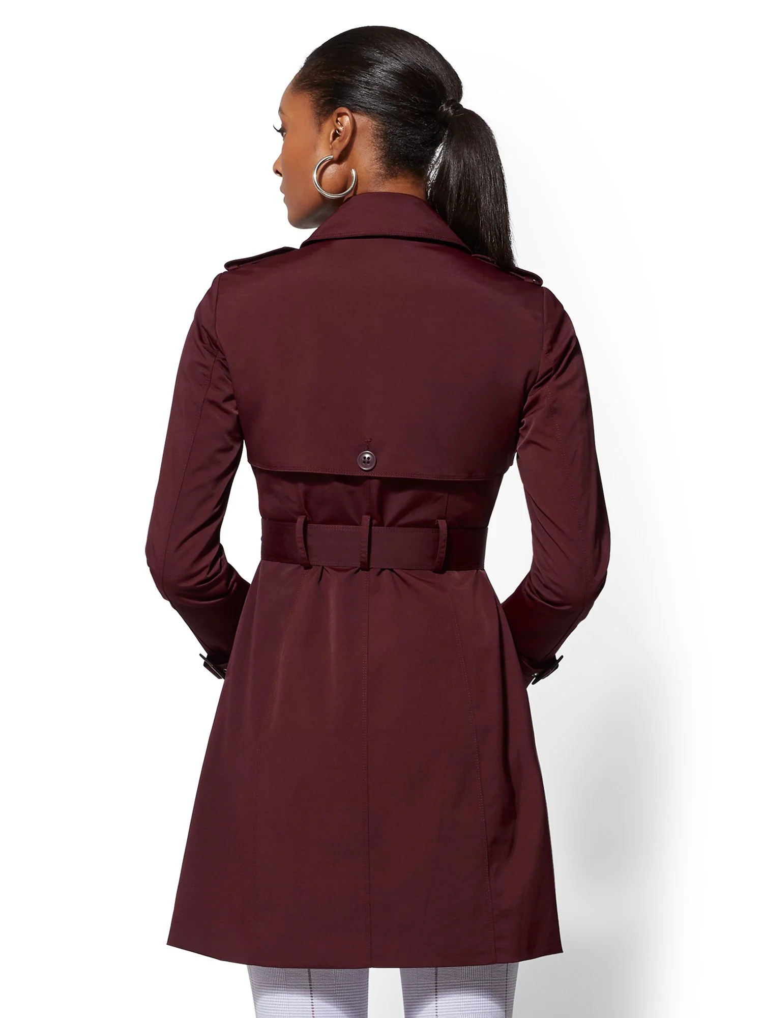Belted Trenchcoat - 7th Avenue - Image 56
