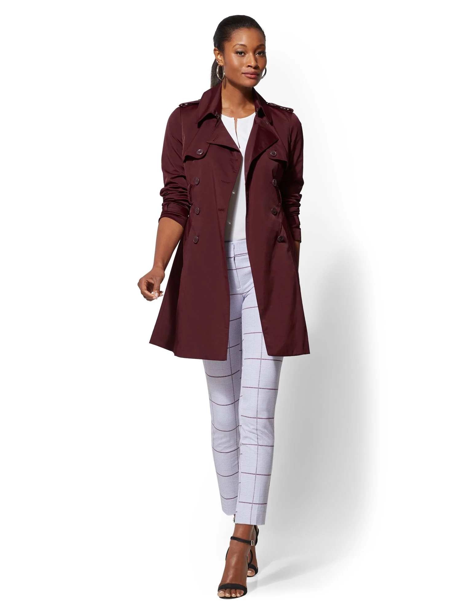 Belted Trenchcoat - 7th Avenue - Image 57