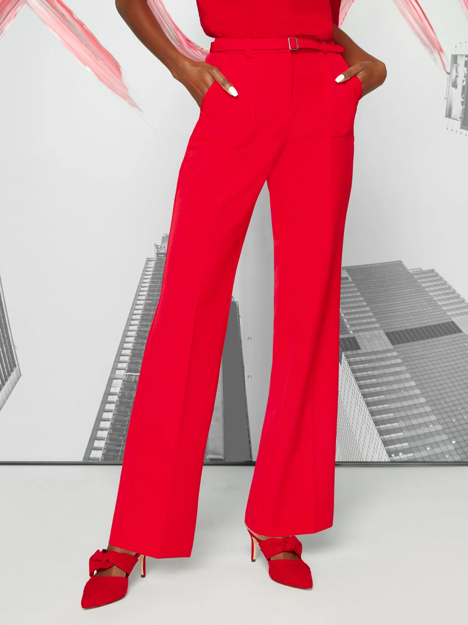 Belted Wide-Leg Pant - Image 9