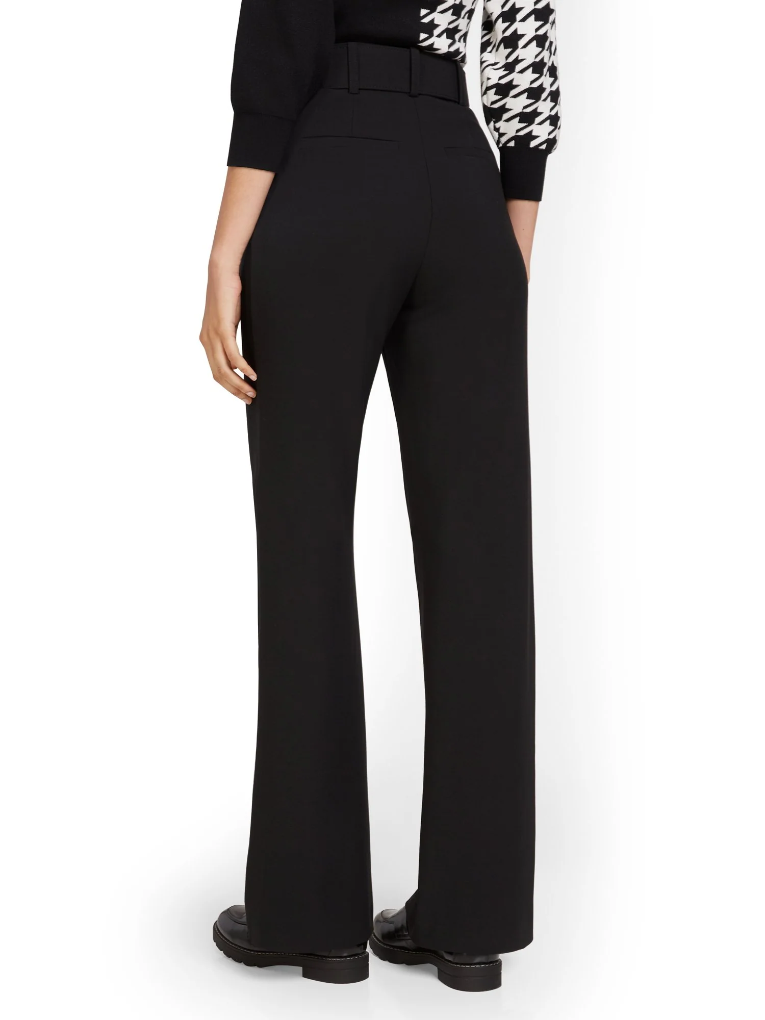 Belted Wide-Leg Pant - Essential Stretch - 7th Avenue - Image 3