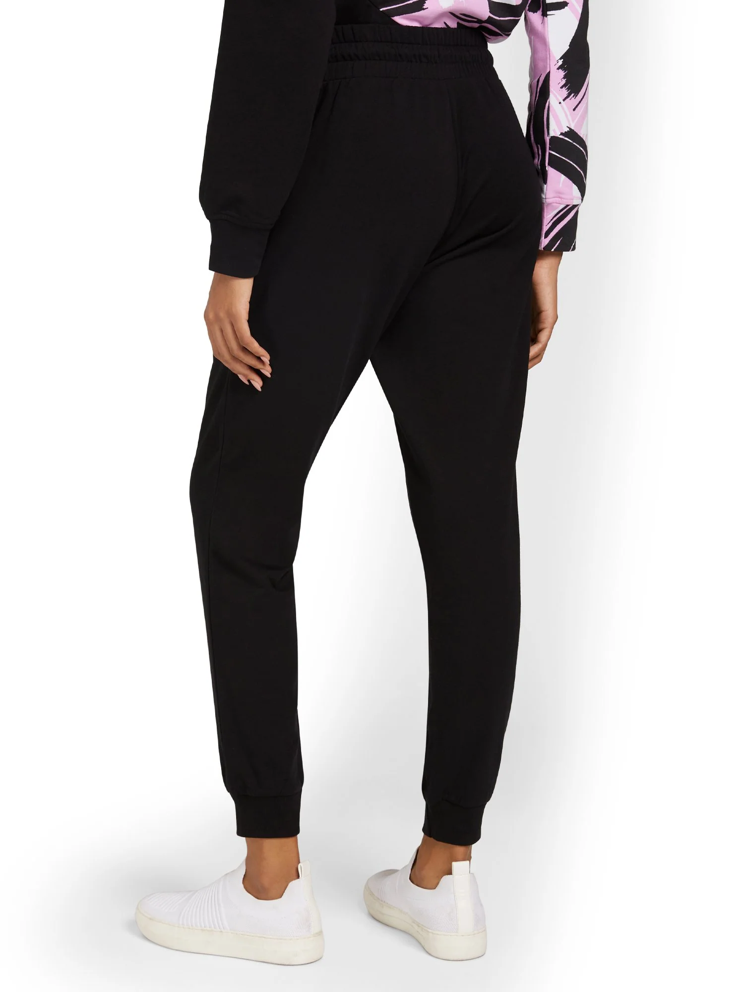 Black French Terry Jogger Pant - Image 3