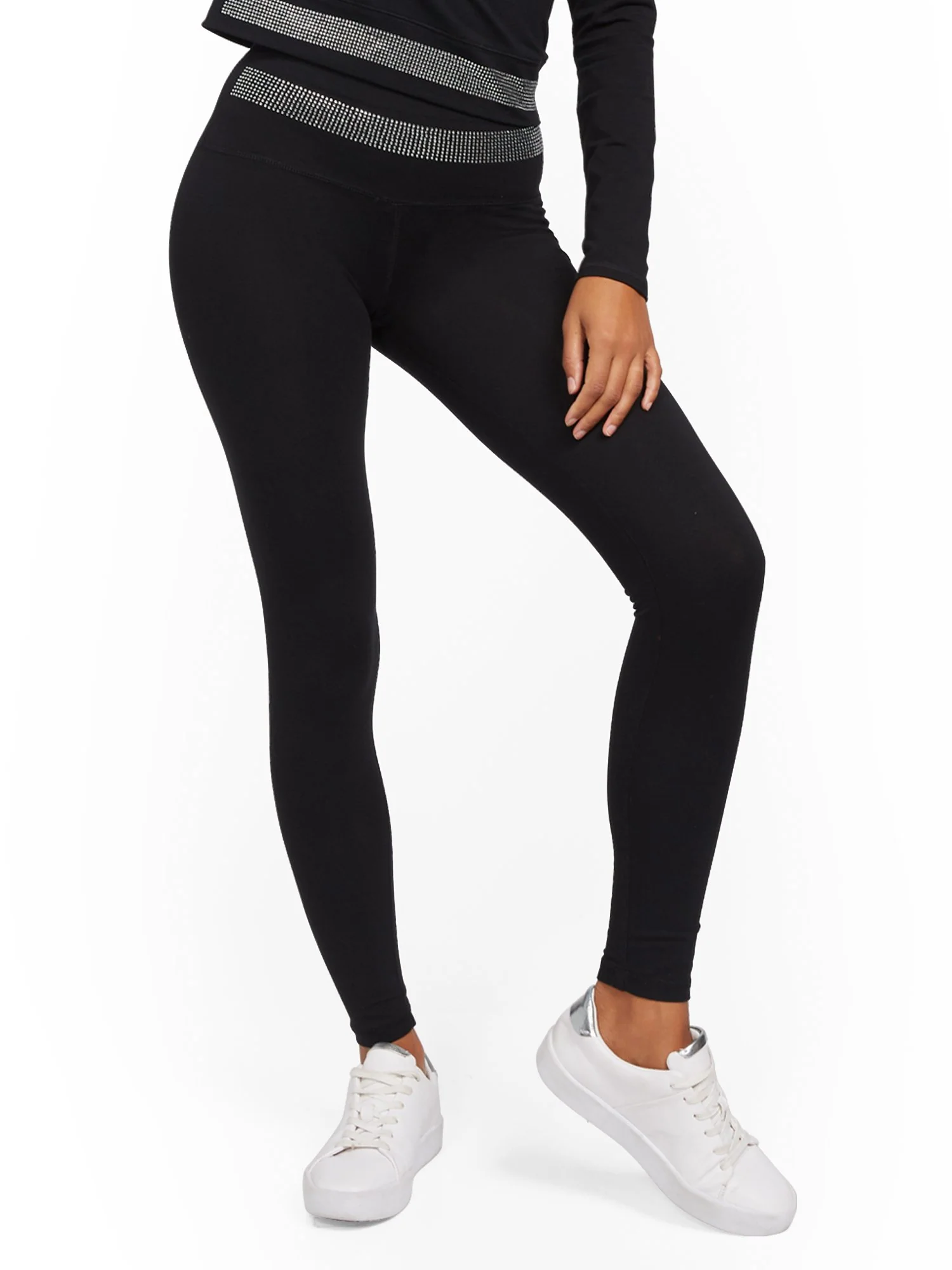 Black High-Waisted Yoga Legging - Image 2