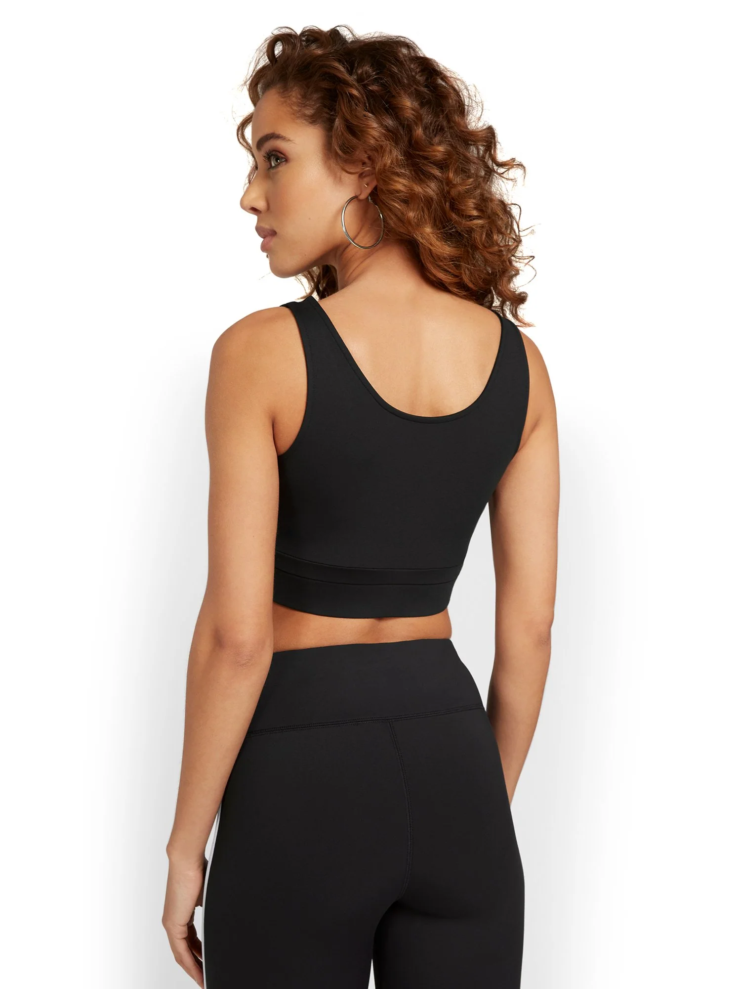 Black Sports Bra - City Contour - Image 3
