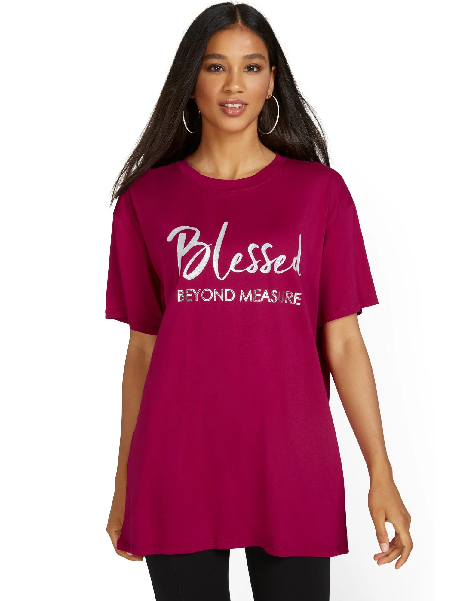 Blessed Beyond Measure Oversized Graphic Tee
