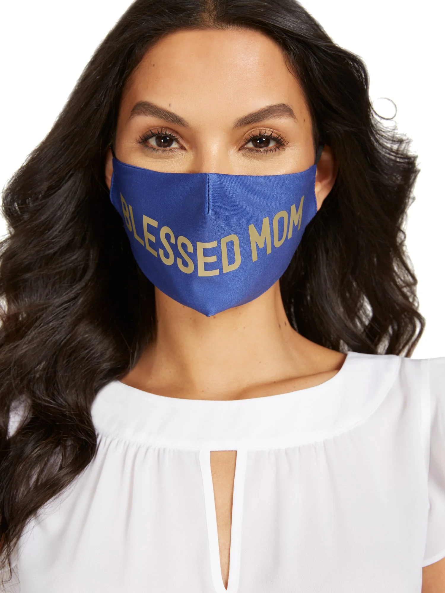 Blessed Mom Face Mask - Image 2