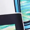 Blue Mixed Palm-Print Shirtdress - Image 6