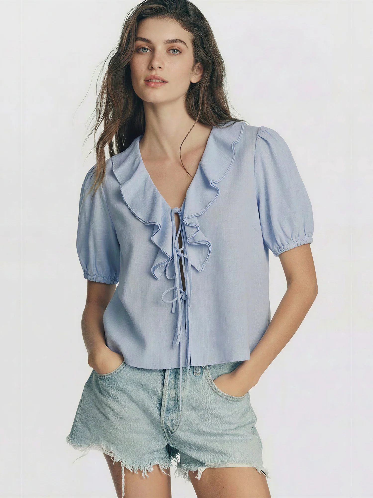 Blythe Ruffle Tie Top