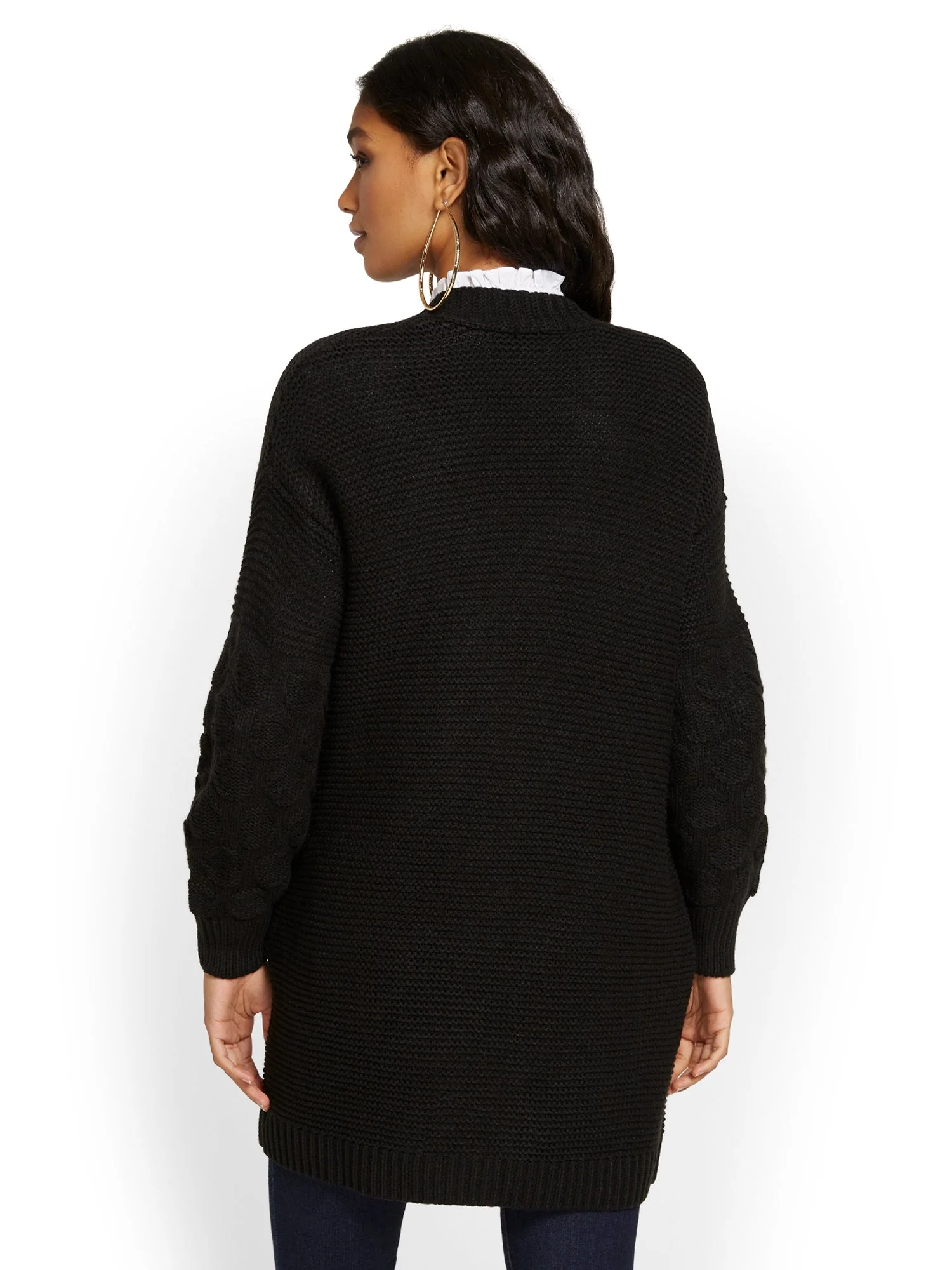 Bobble-Sleeve Cardigan - Image 3
